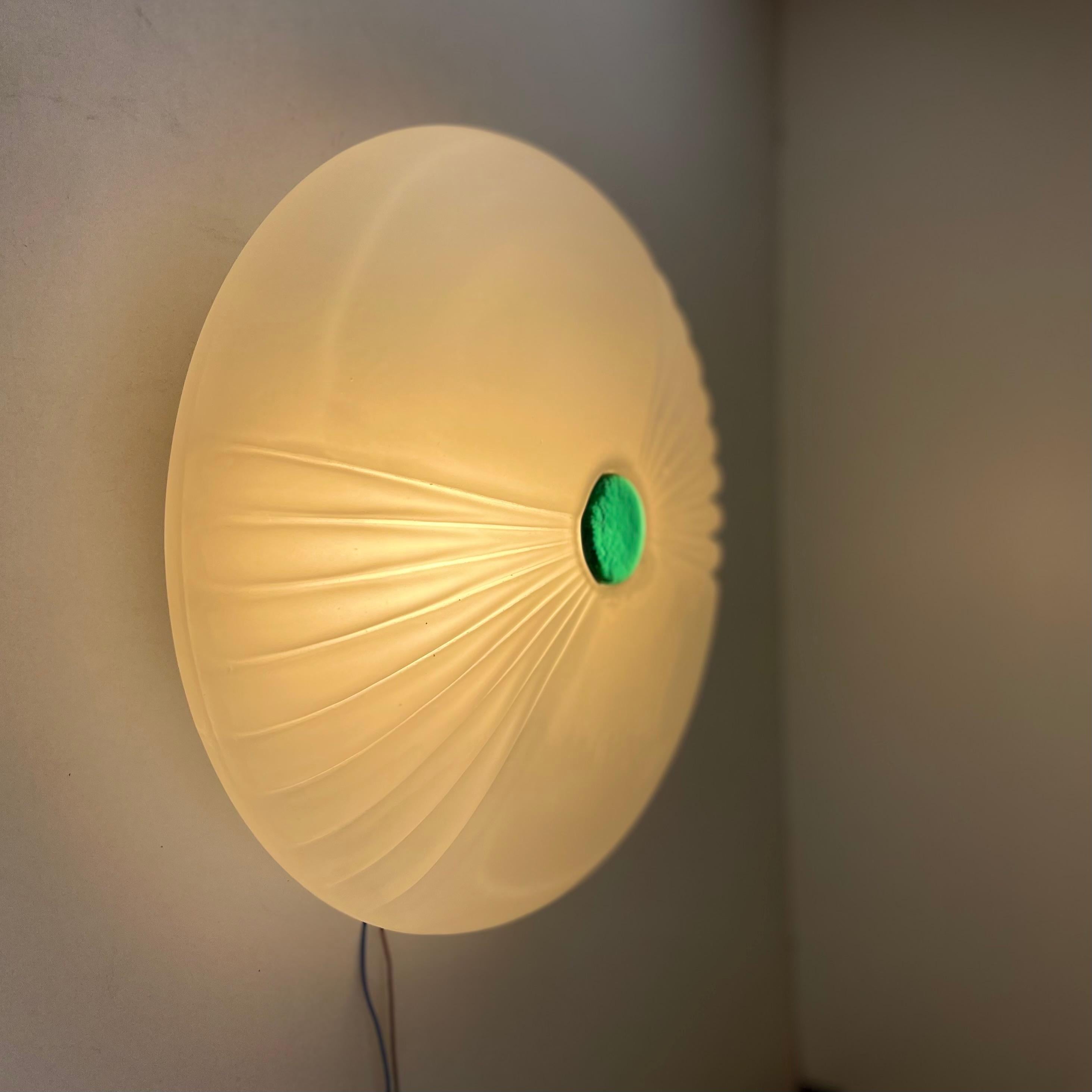 Italian Murano Ceiling or Wall Lamp, 1980s For Sale