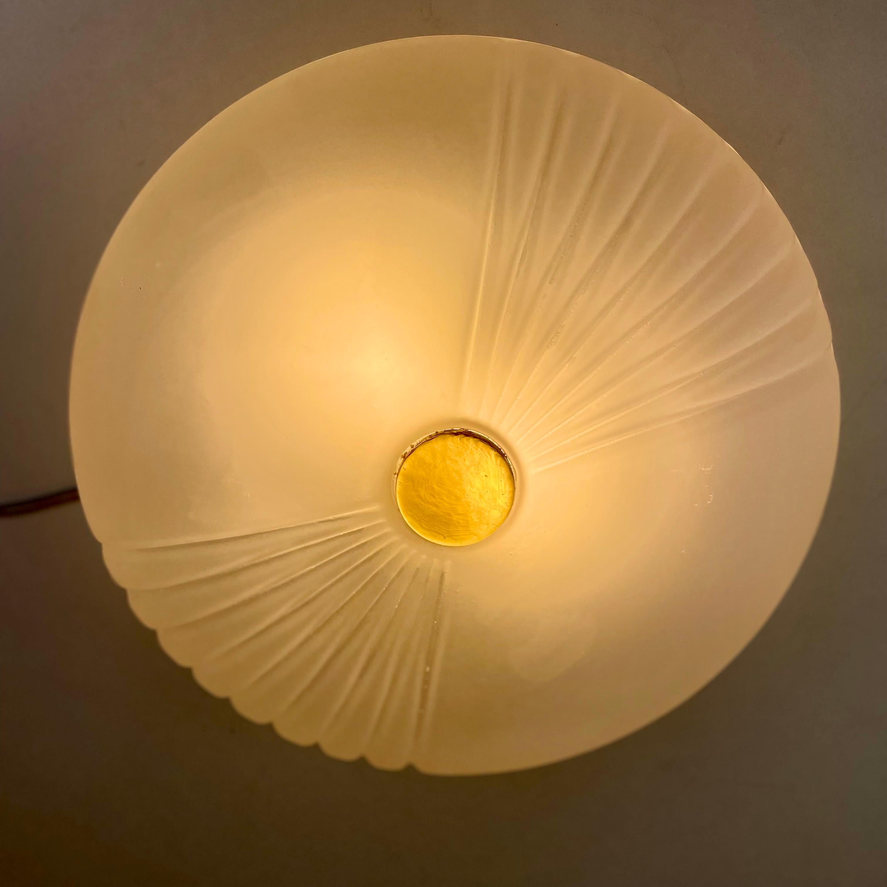 Lampada da soffitto o da parete di Murano, anni '80 In condizioni ottime in vendita a Brussel, BE