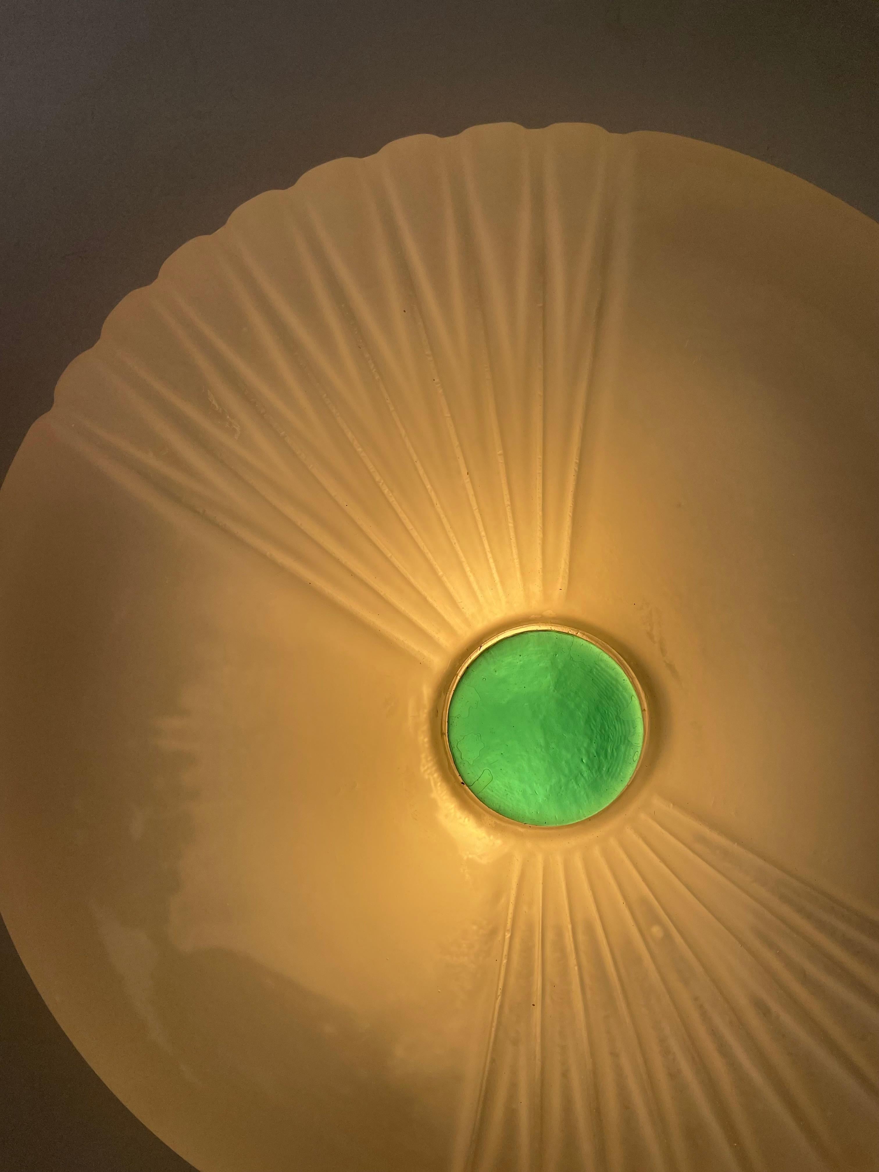 Murano Ceiling or Wall Lamp, 1980s In Excellent Condition For Sale In Brussel, BE
