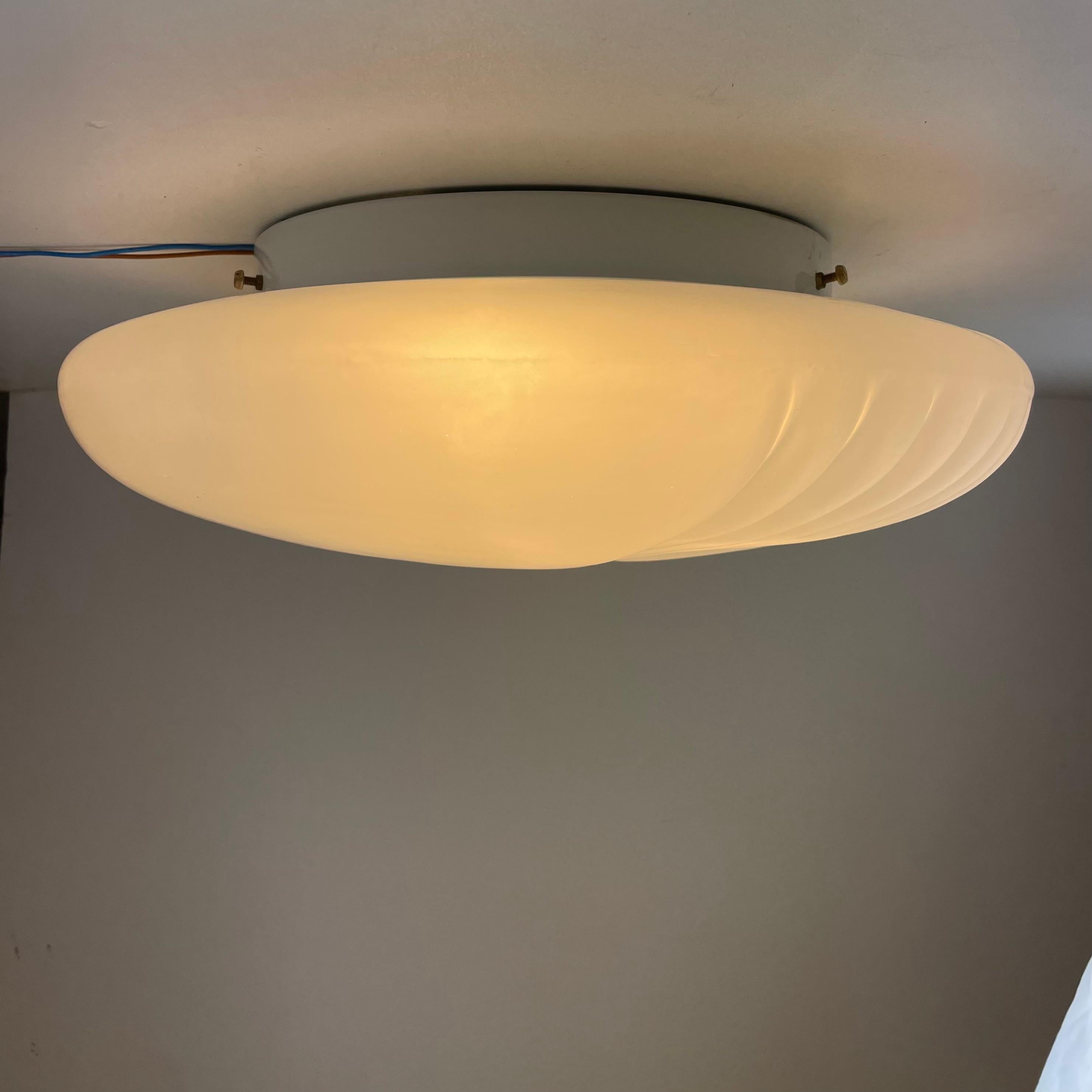 Fine XX secolo Lampada da soffitto o da parete di Murano, anni '80 in vendita