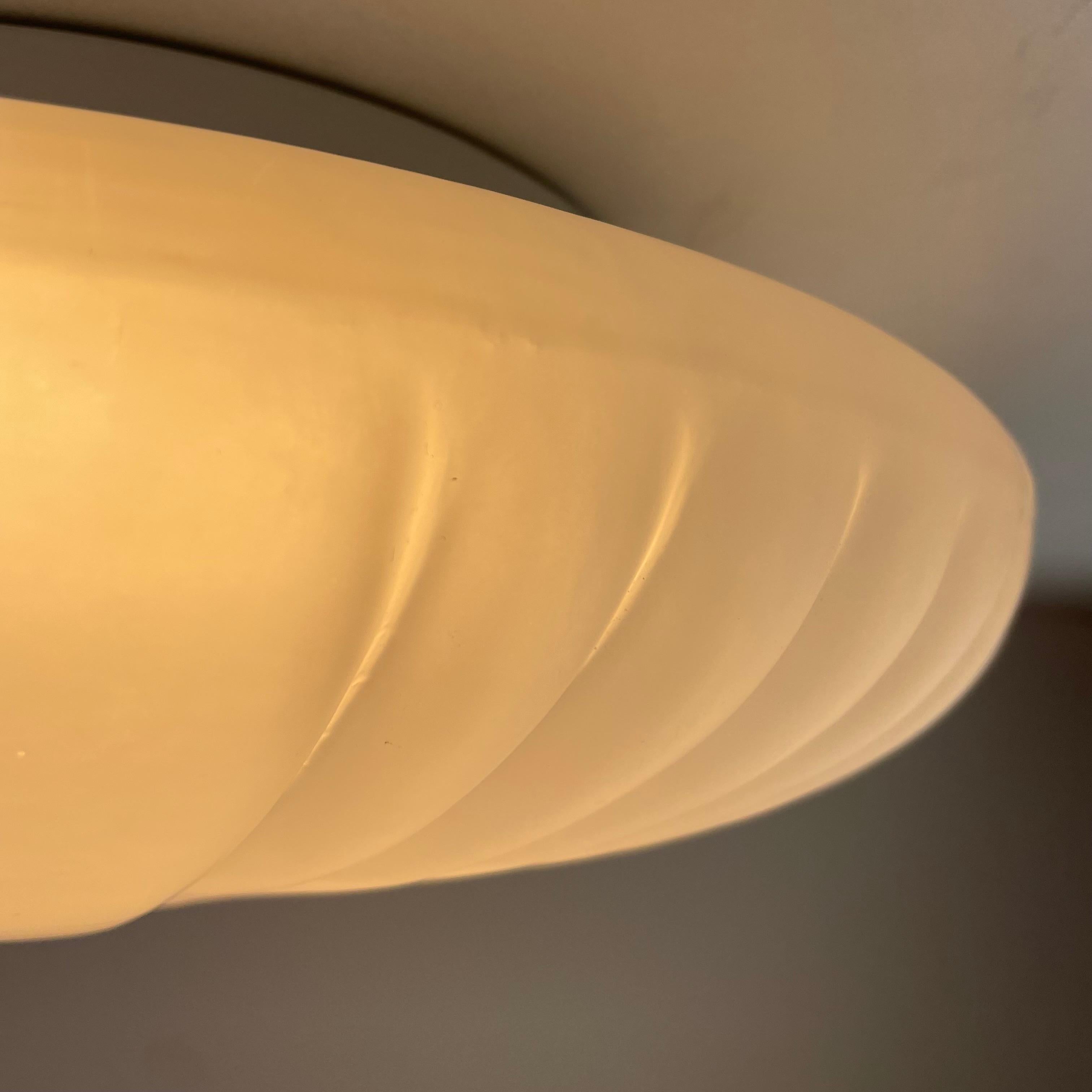 Vetro Lampada da soffitto o da parete di Murano, anni '80 in vendita