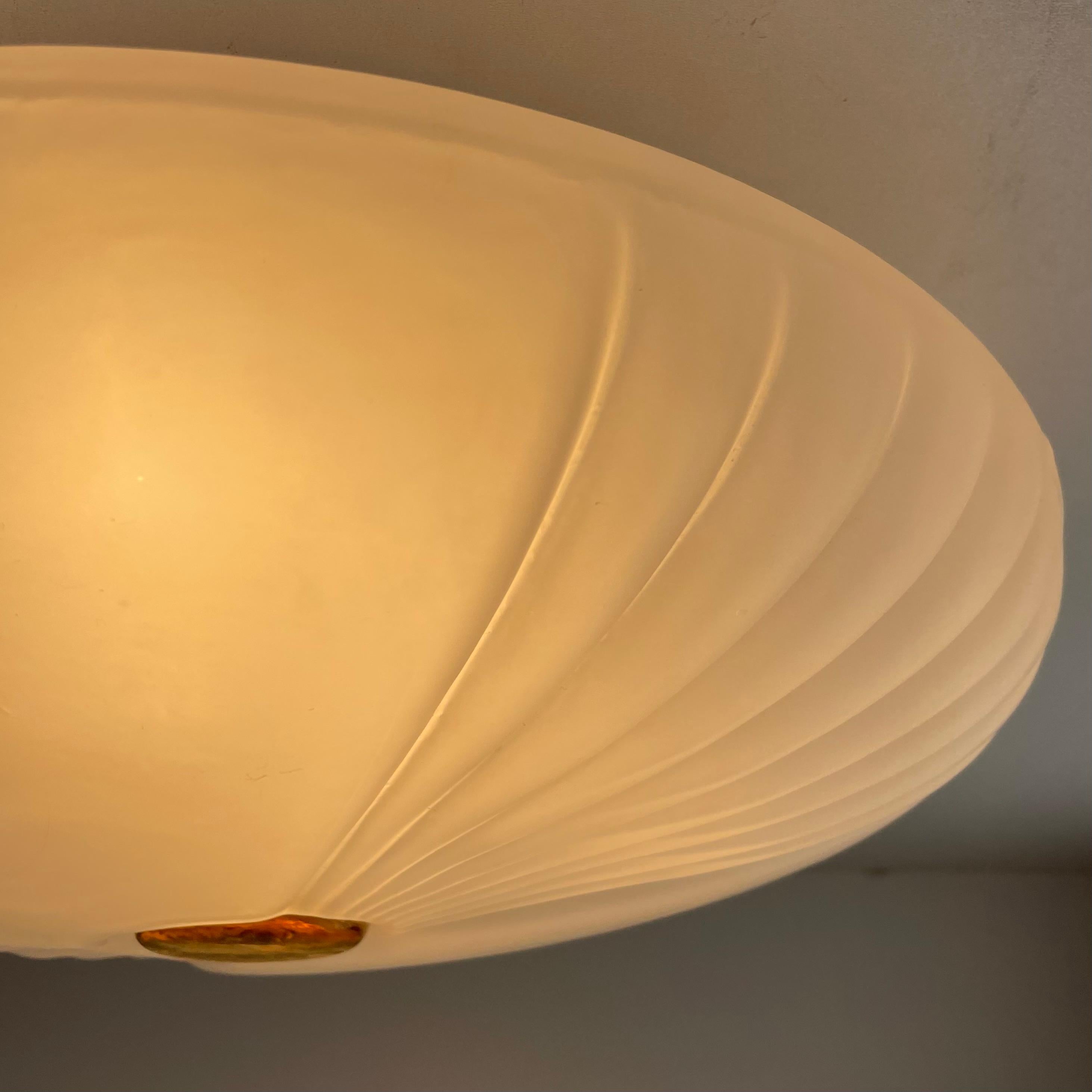 Lampada da soffitto o da parete di Murano, anni '80 in vendita 1