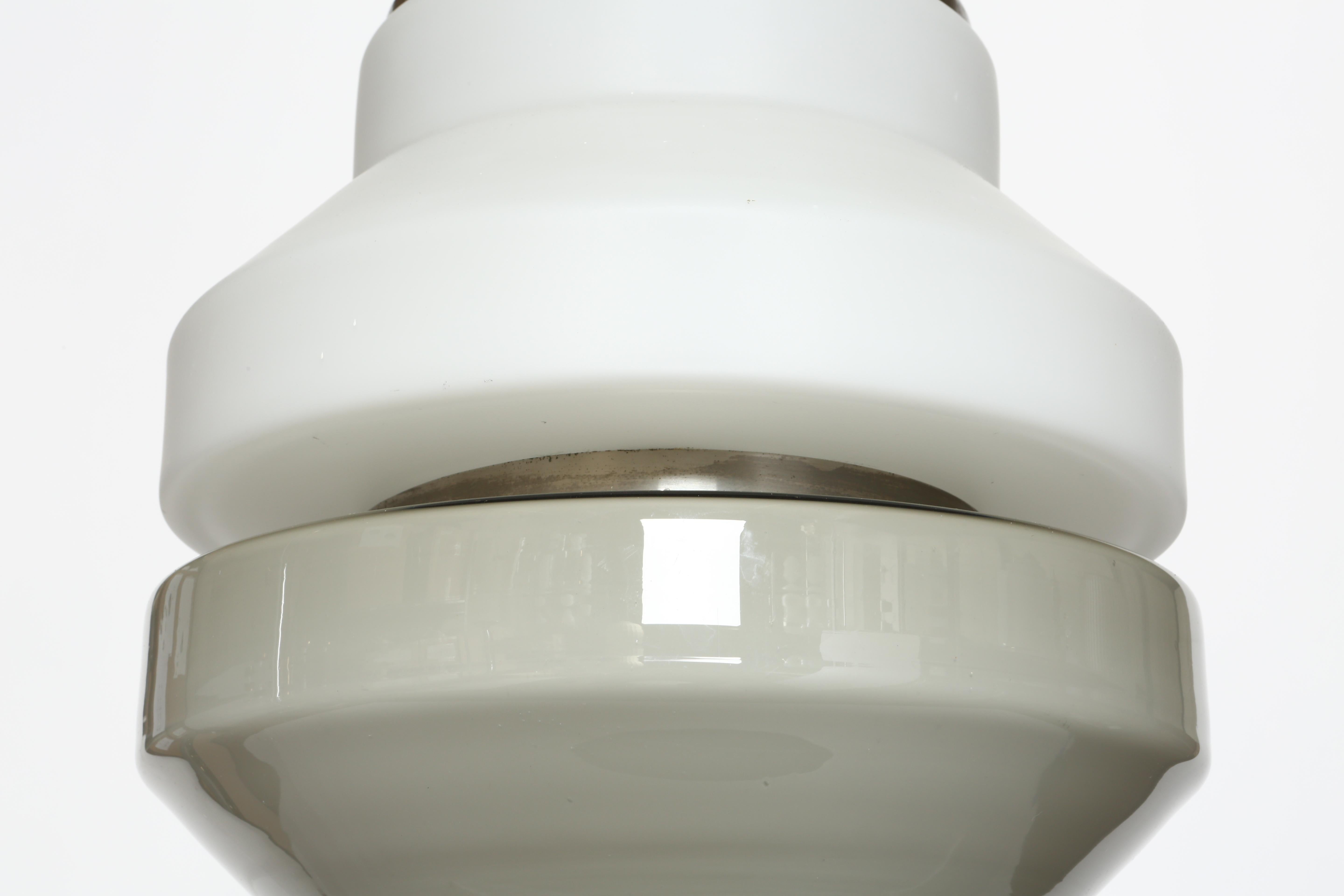 Metal Murano ceiling pendant by Vistosi, Italy circa 1960s For Sale