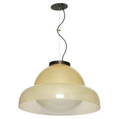 Murano ceiling suspension by Vistosi, Large Italy circa 1960s