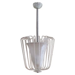 Mid-Century Modern Murano Glass Chandelier by Barovier&Toso, 1940s