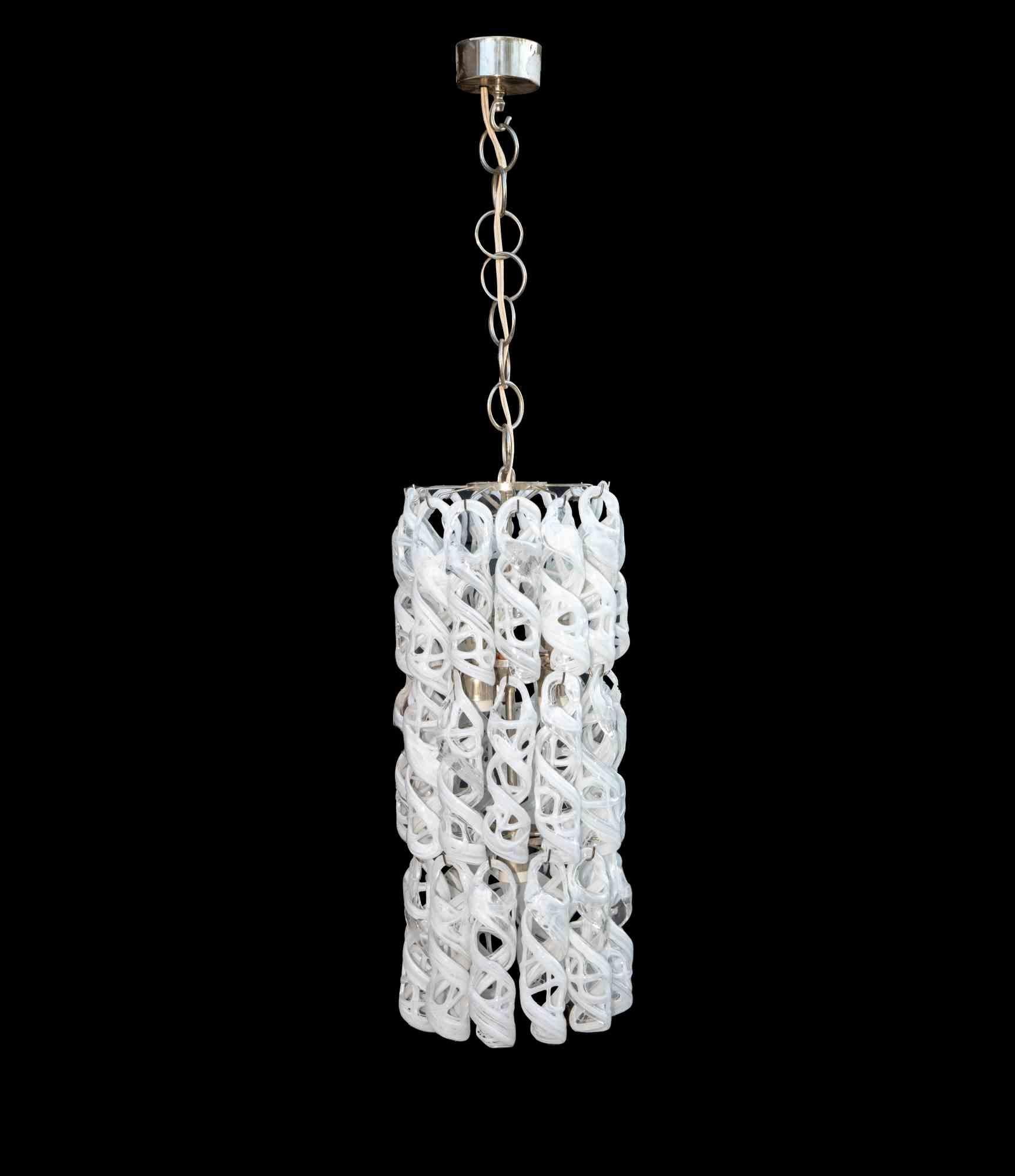 Murano Chandelier Attributed to Venini, Italy, 1960s 1