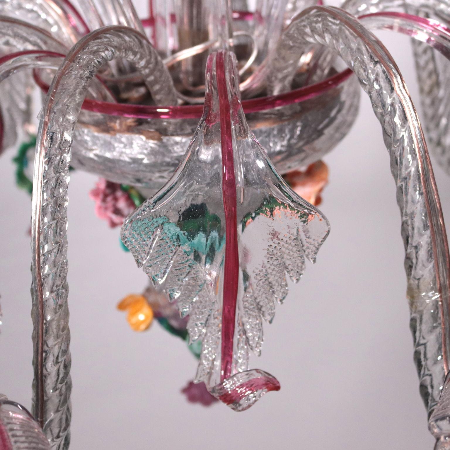 Murano Chandelier Blown Glass, Italy, 20th Century 1