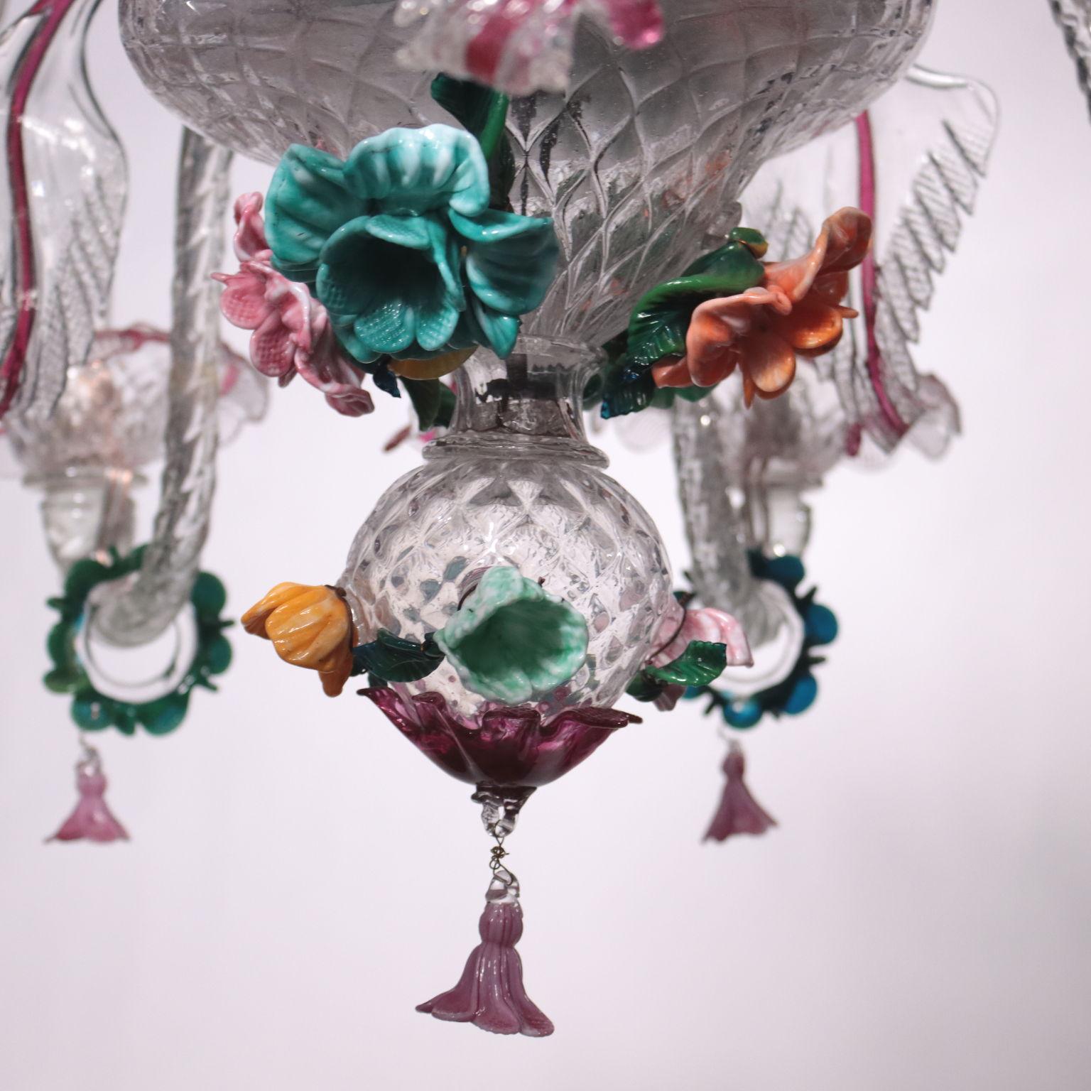 Murano Chandelier Blown Glass, Italy, 20th Century 2