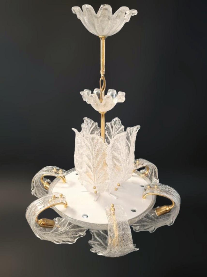 Murano Chandelier by Barovier e Toso 5