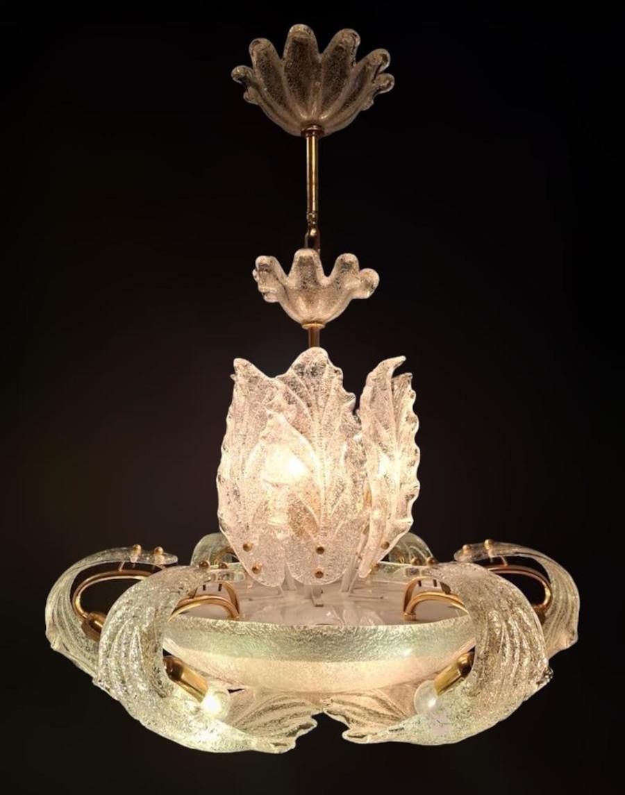 Murano Chandelier by Barovier e Toso 6