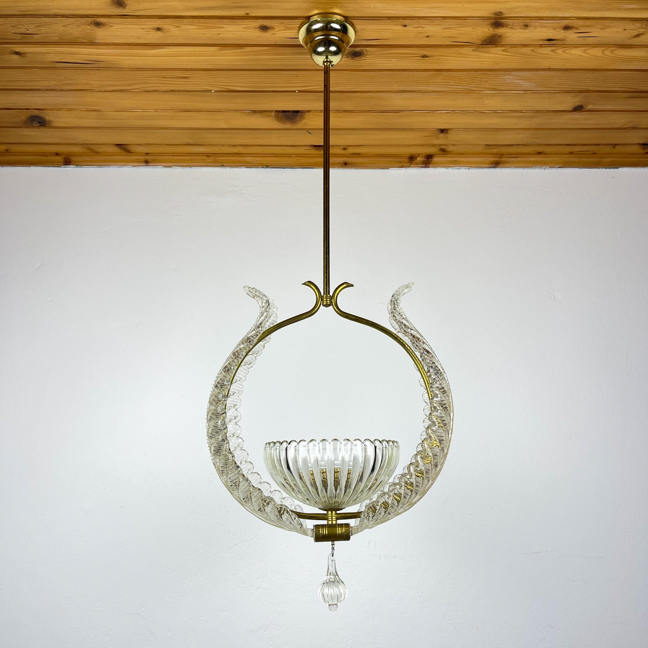 Lampadario di Murano di Ercole Barovier Barovier&Toso, Italia anni '1930 in vendita 4