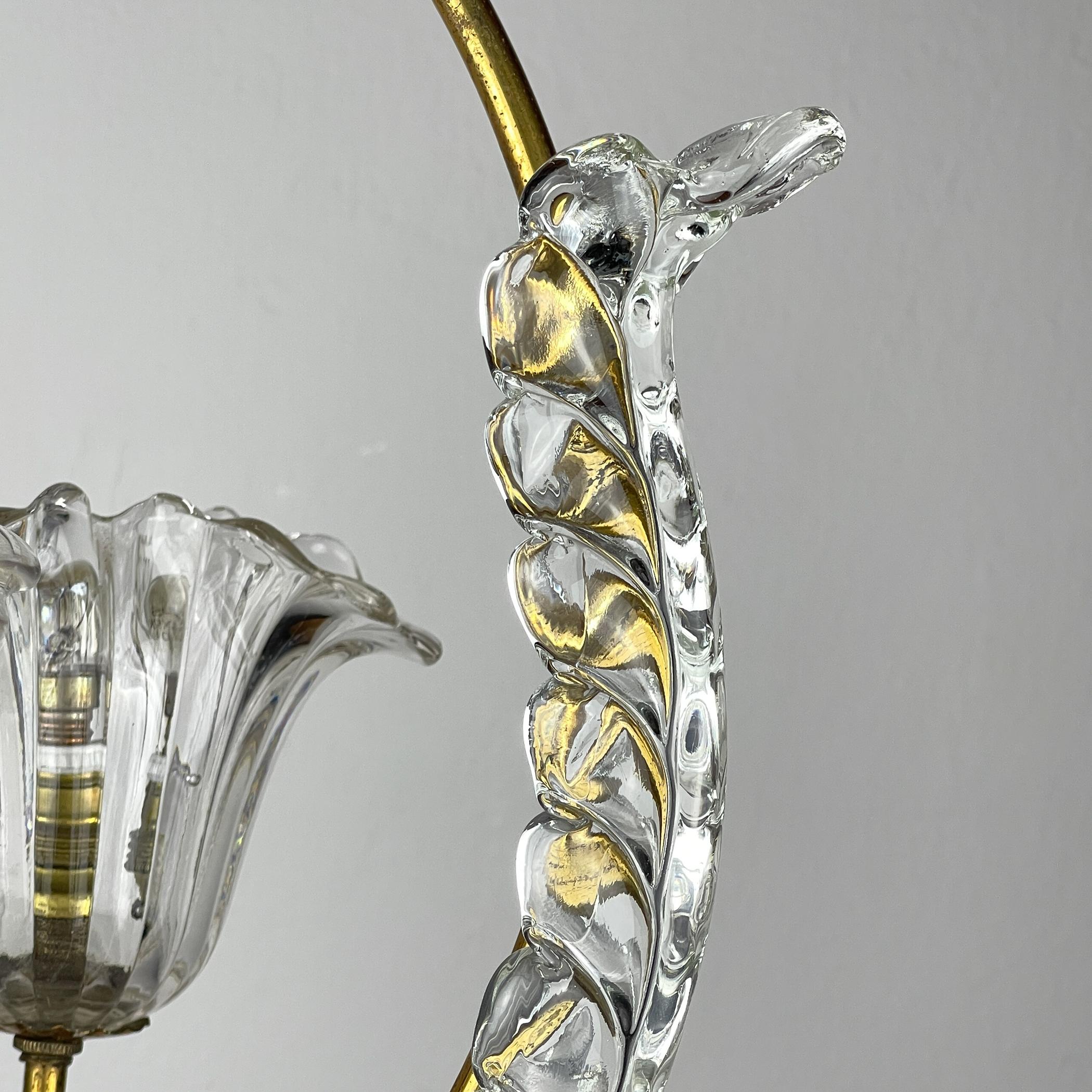Lampadario di Murano di Ercole Barovier Barovier&Toso, Italia anni '1930 in vendita 5