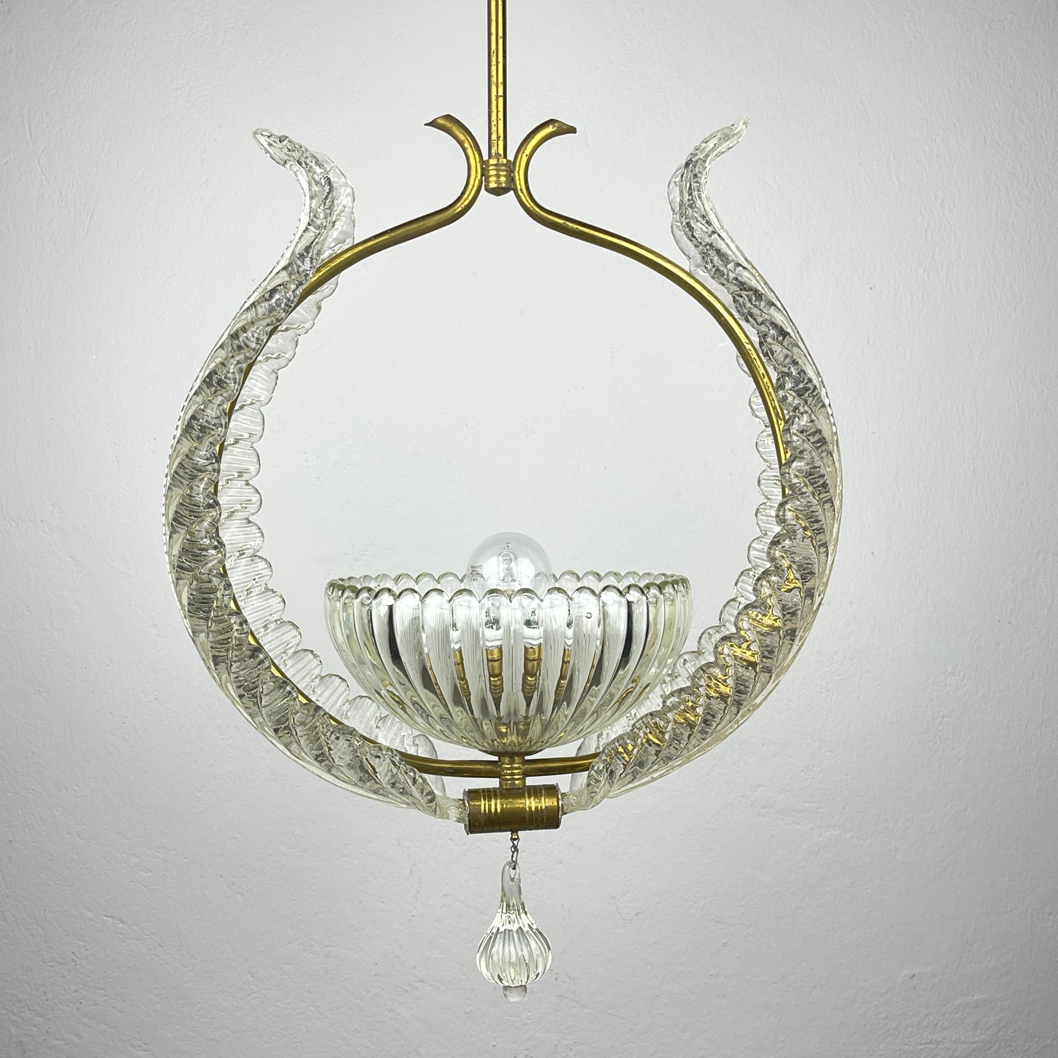 Lampadario di Murano di Ercole Barovier Barovier&Toso, Italia anni '1930 in vendita 5