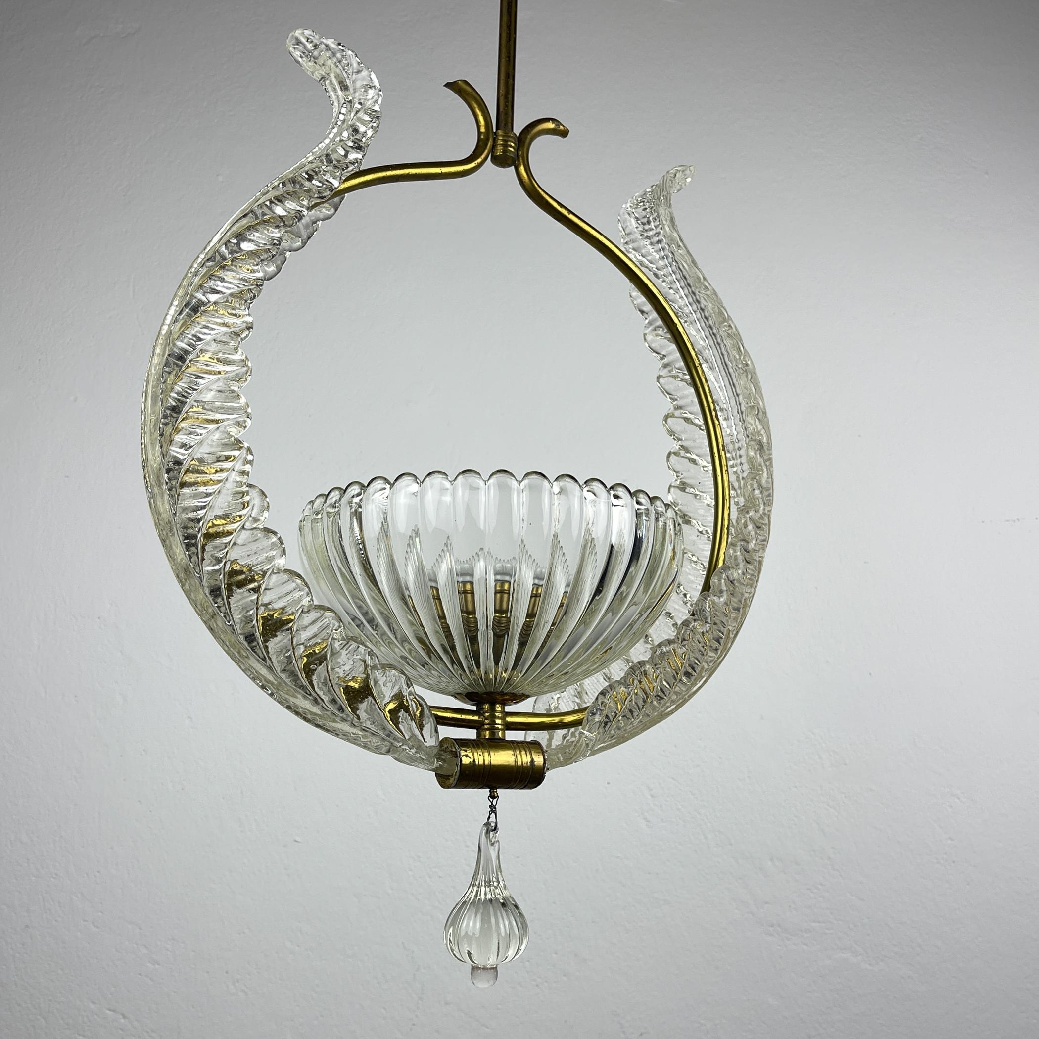 Lampadario di Murano di Ercole Barovier Barovier&Toso, Italia anni '1930 in vendita 8