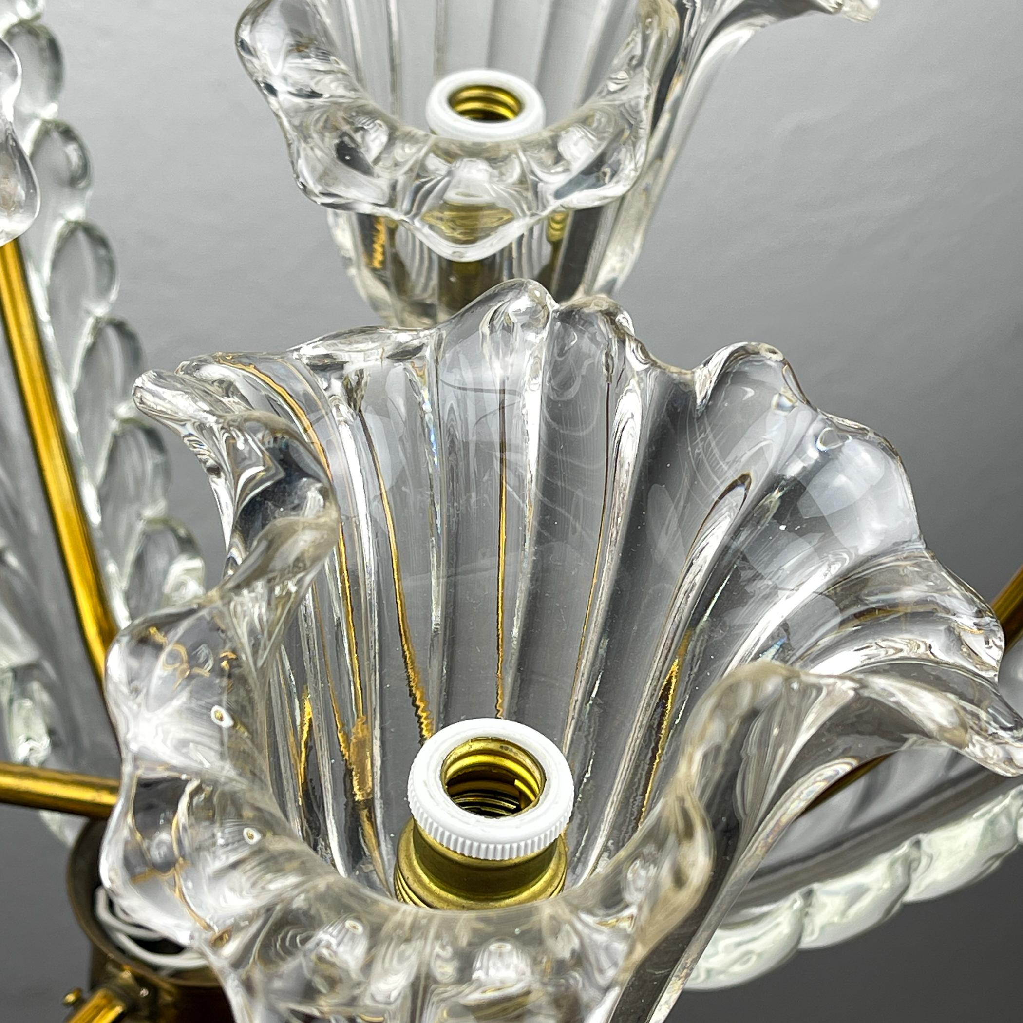 Lampadario di Murano di Ercole Barovier Barovier&Toso, Italia anni '1930 in vendita 9