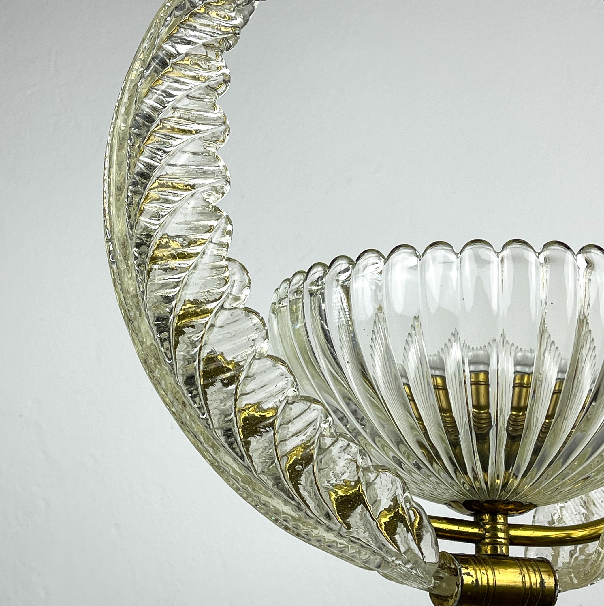 Lampadario di Murano di Ercole Barovier Barovier&Toso, Italia anni '1930 in vendita 9
