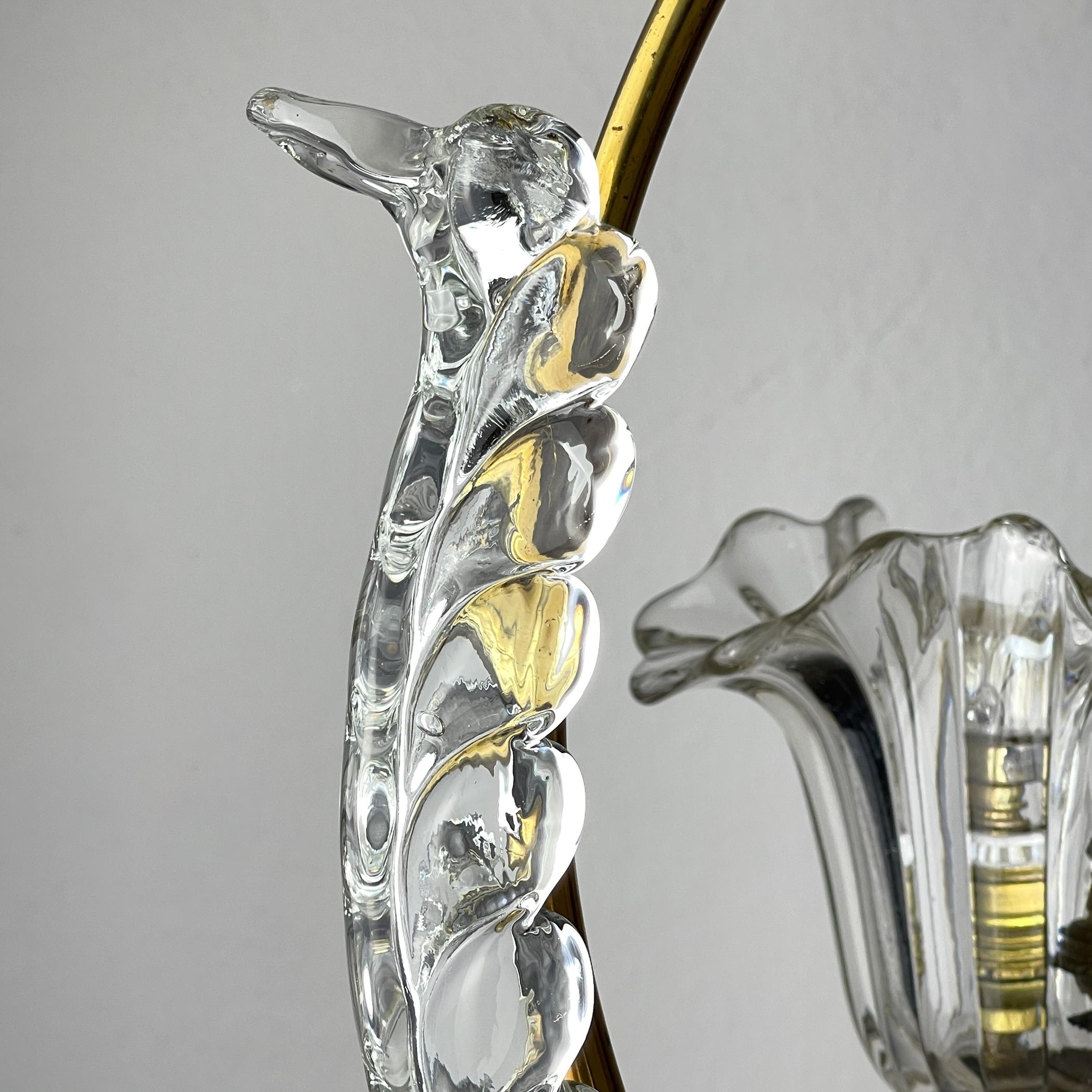 Lampadario di Murano di Ercole Barovier Barovier&Toso, Italia anni '1930 In condizioni buone in vendita a Miklavž Pri Taboru, SI