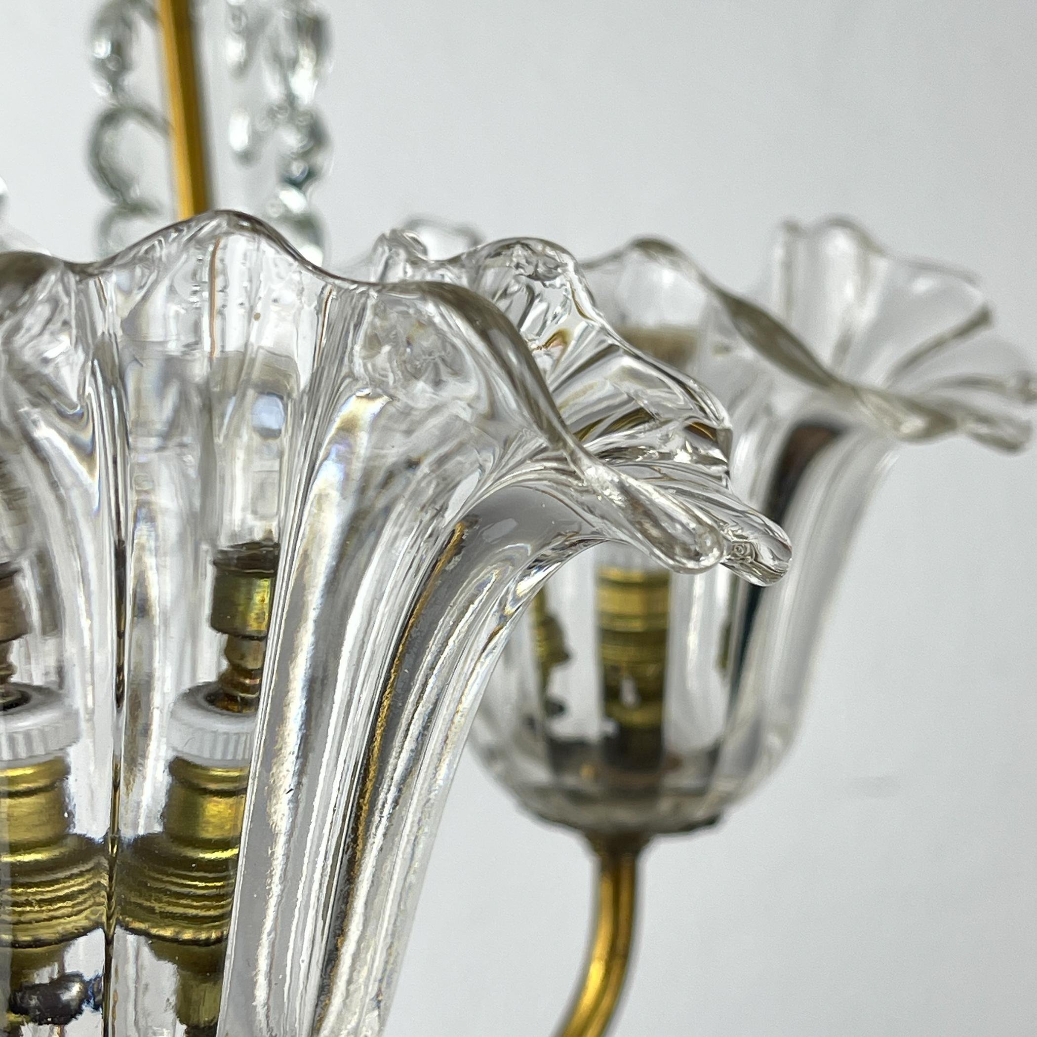 Lampadario di Murano di Ercole Barovier Barovier&Toso, Italia anni '1930 in vendita 2