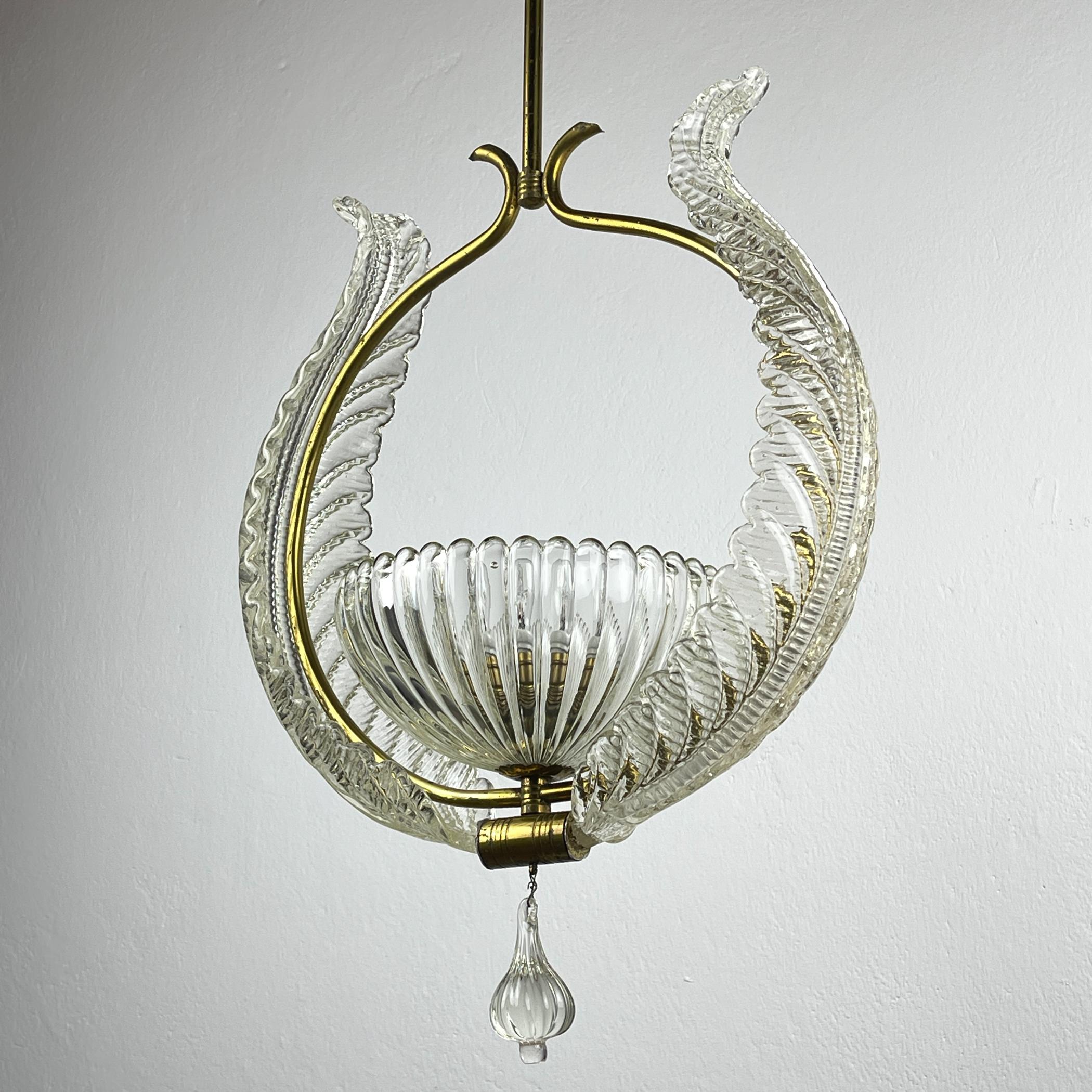 Lampadario di Murano di Ercole Barovier Barovier&Toso, Italia anni '1930 in vendita 2