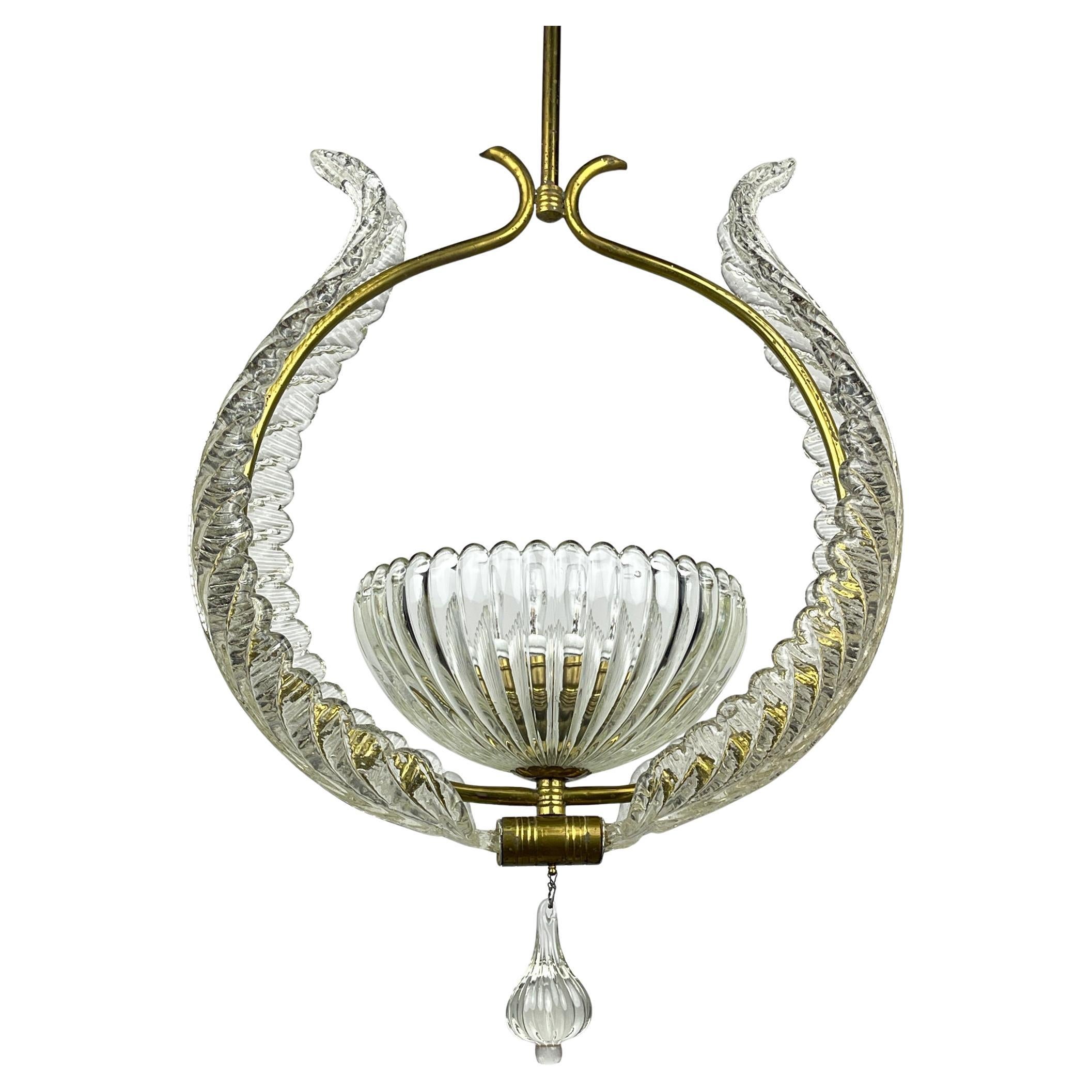 Araña de Murano de Ercole Barovier Barovier & Toso, Italia Años 1930