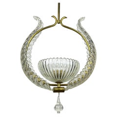 Murano chandelier by Ercole Barovier Barovier & Toso, Italy 1930s