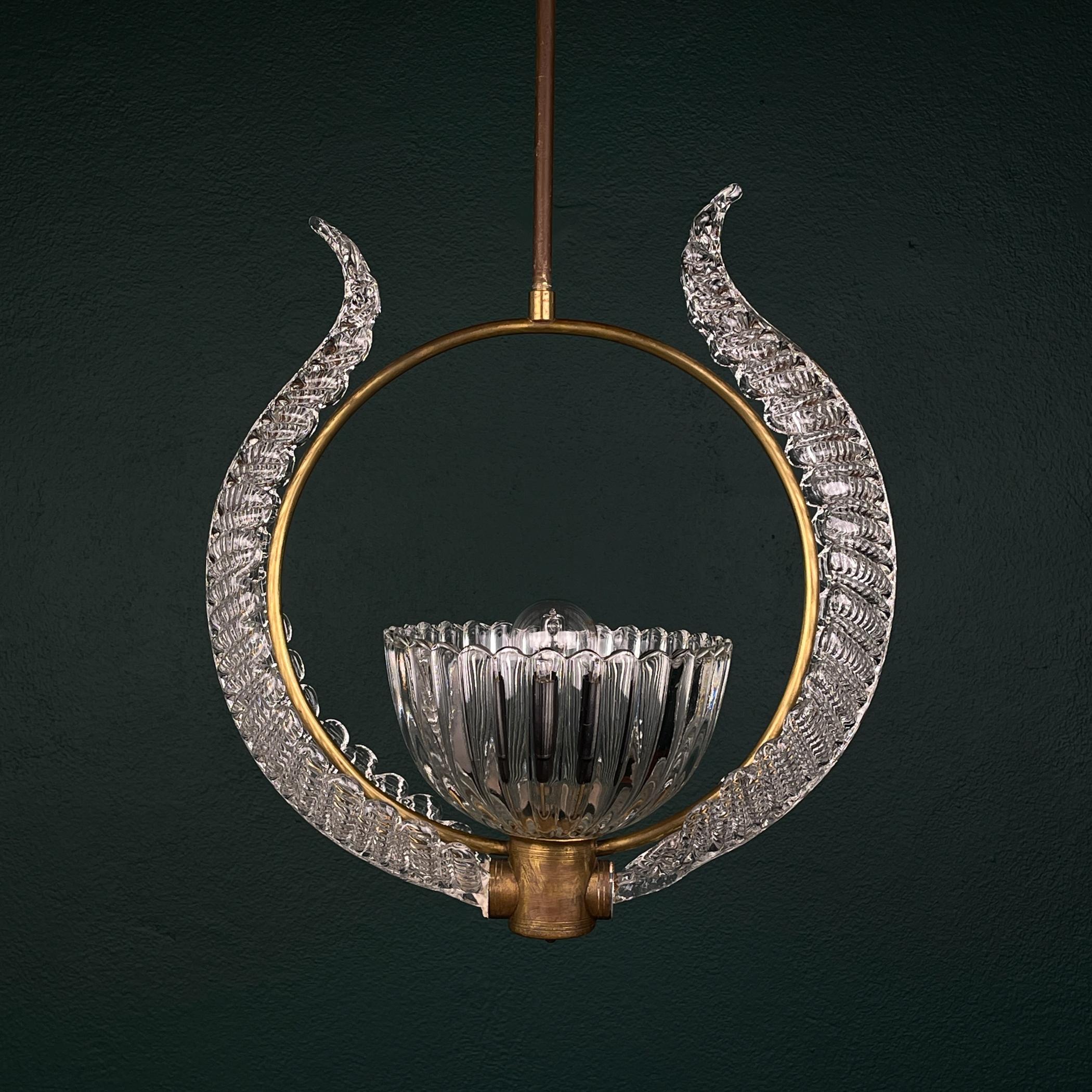 Murano chandelier by Ercole Barovier Barovier & Toso, Italy 1950s 4