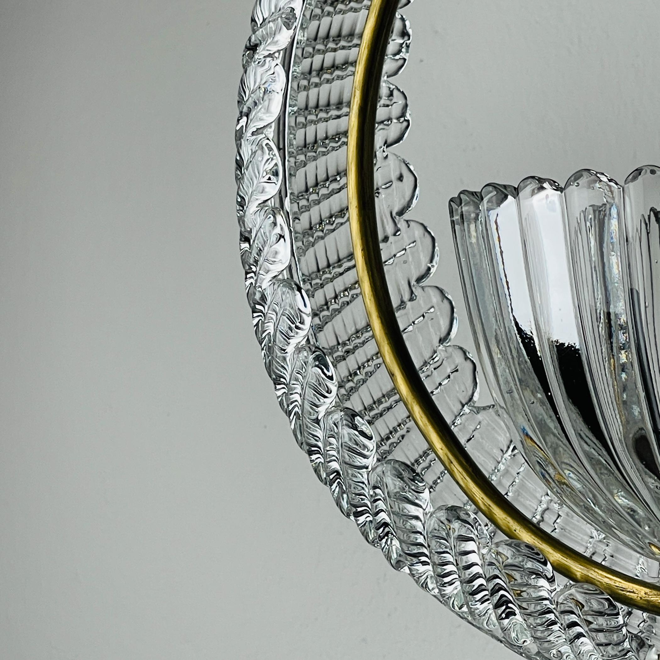 Murano chandelier by Ercole Barovier Barovier & Toso, Italy 1950s 5