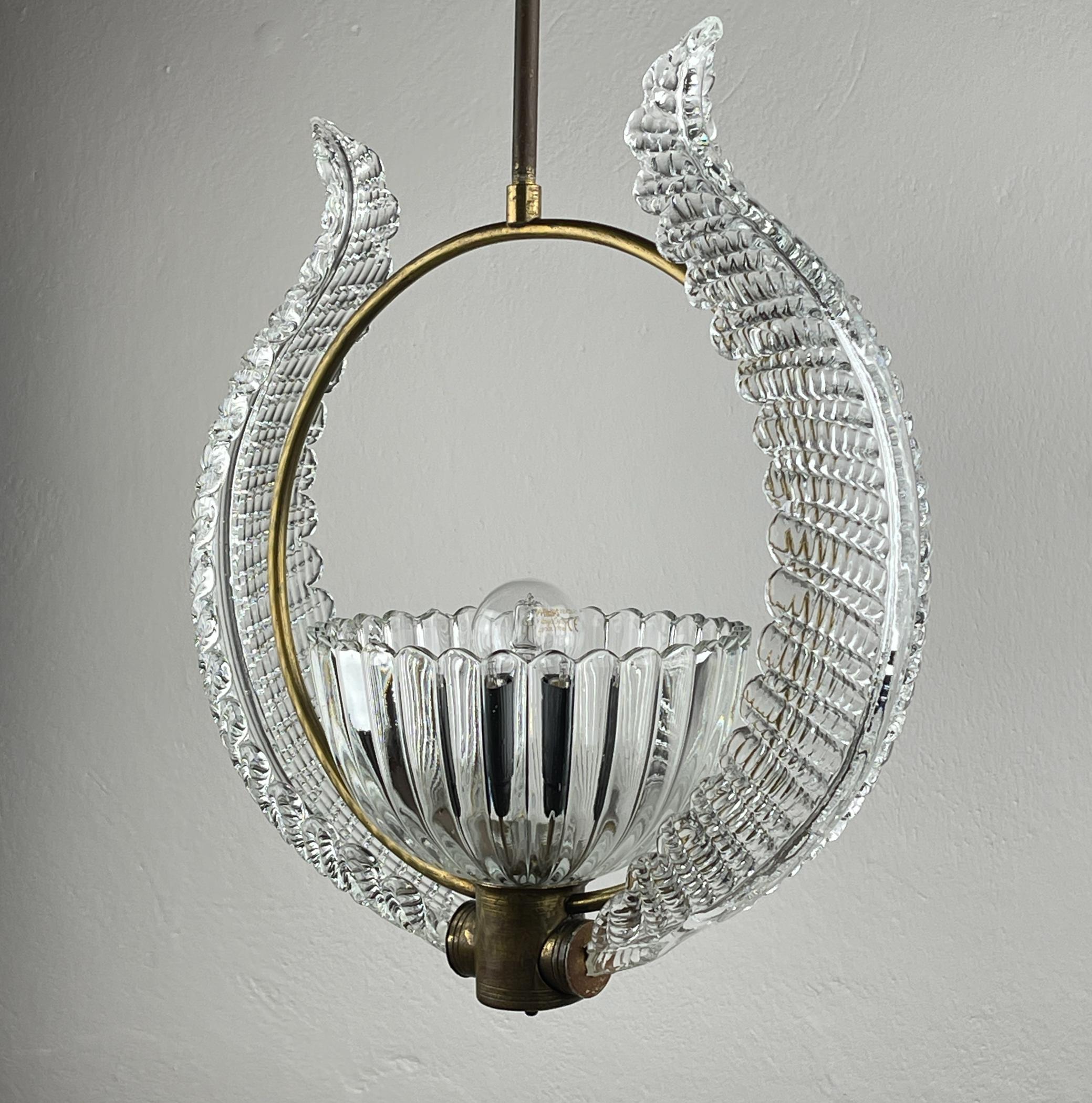 Murano chandelier by Ercole Barovier Barovier & Toso, Italy 1950s 6