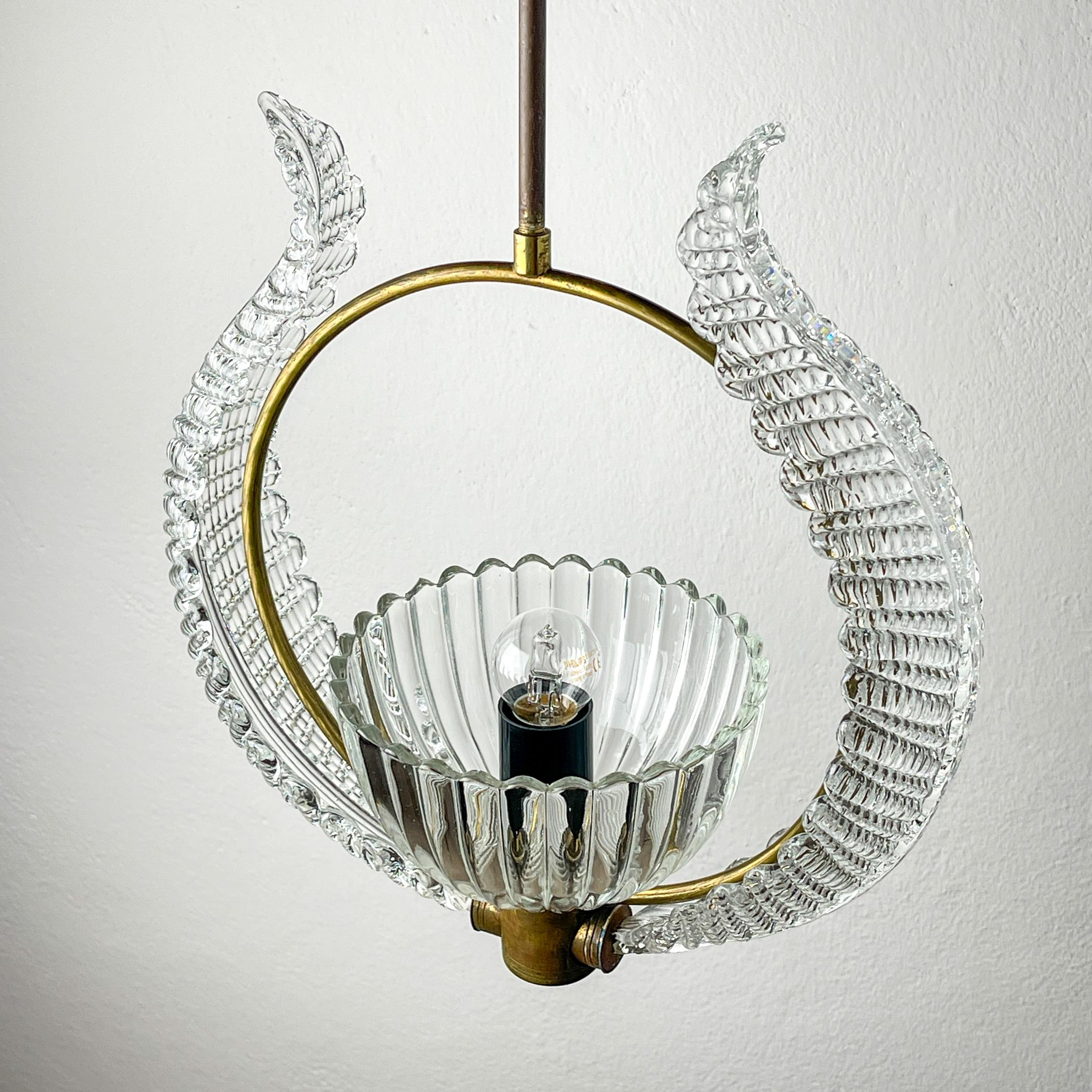 Murano chandelier by Ercole Barovier Barovier & Toso, Italy 1950s In Good Condition In Miklavž Pri Taboru, SI