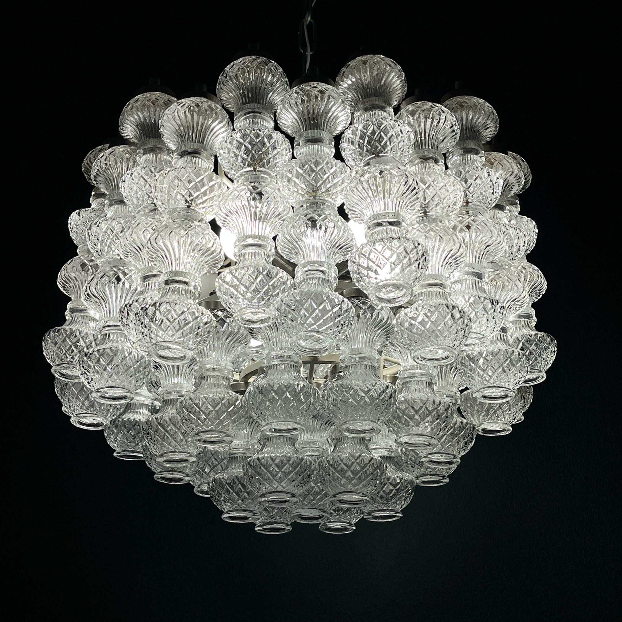 Lustre de Murano par Flavio Poli pour Seguso, Italie, années 1960 en vente 9