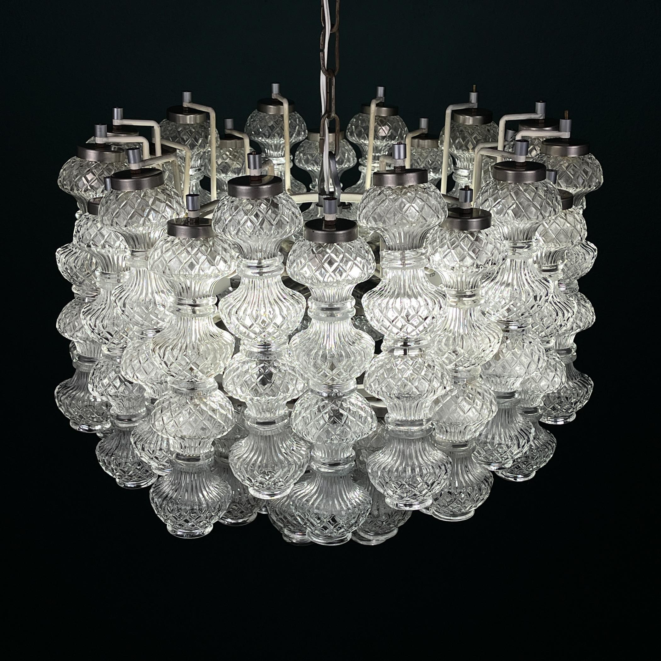 Lustre de Murano par Flavio Poli pour Seguso, Italie, années 1960 en vente 10