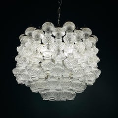 Murano chandelier by Flavio Poli for Seguso, Italy, 1960s