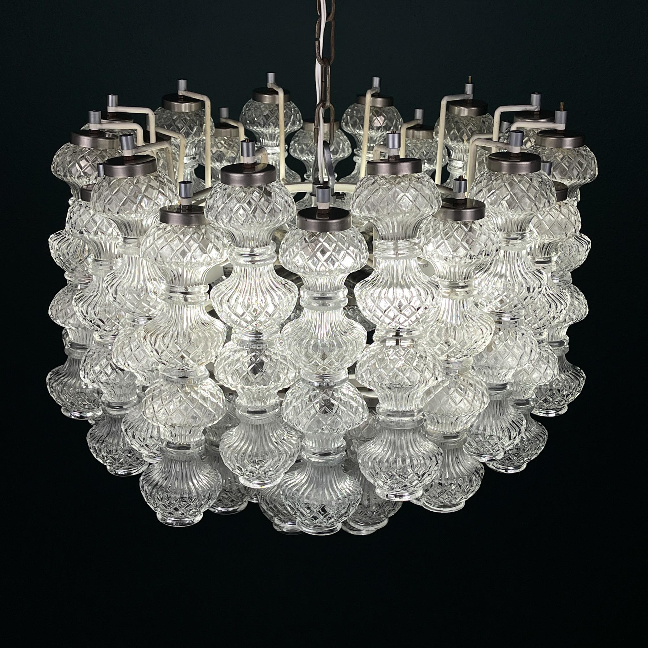 italien Lustre de Murano par Flavio Poli pour Seguso, Italie, années 1960 en vente