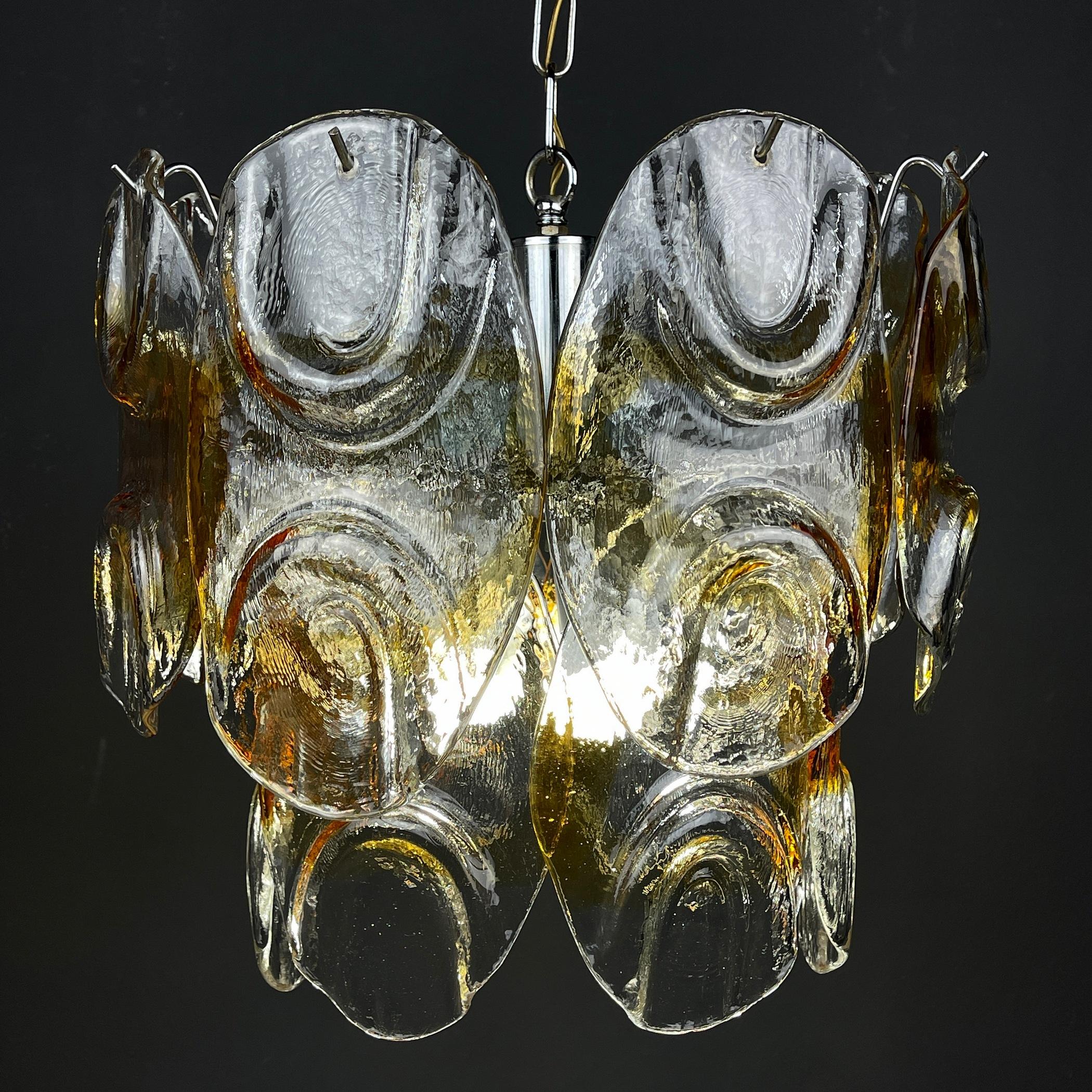 Murano Chandelier by Mazzega, Italy, 1960s For Sale 5