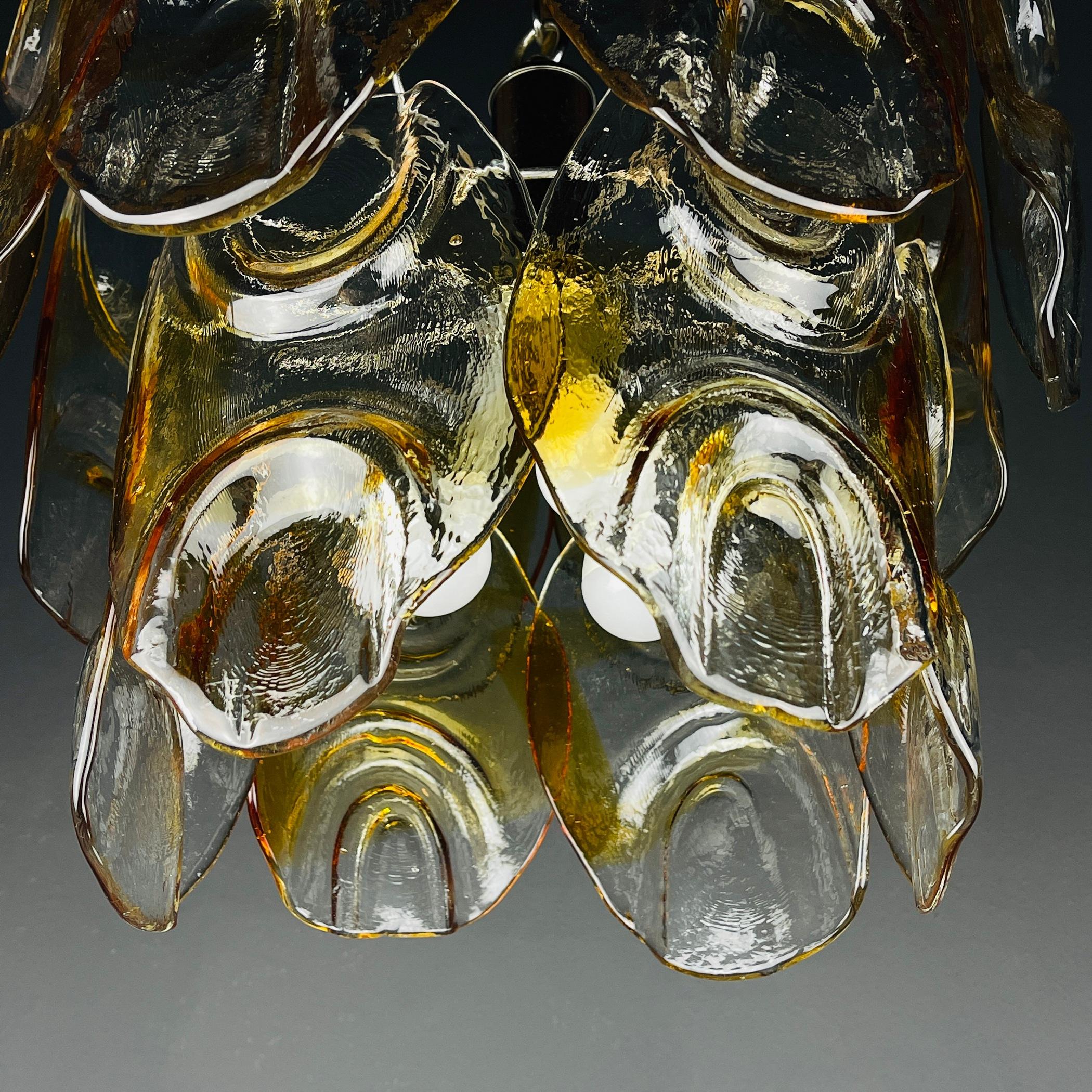Murano Chandelier by Mazzega, Italy, 1960s For Sale 6