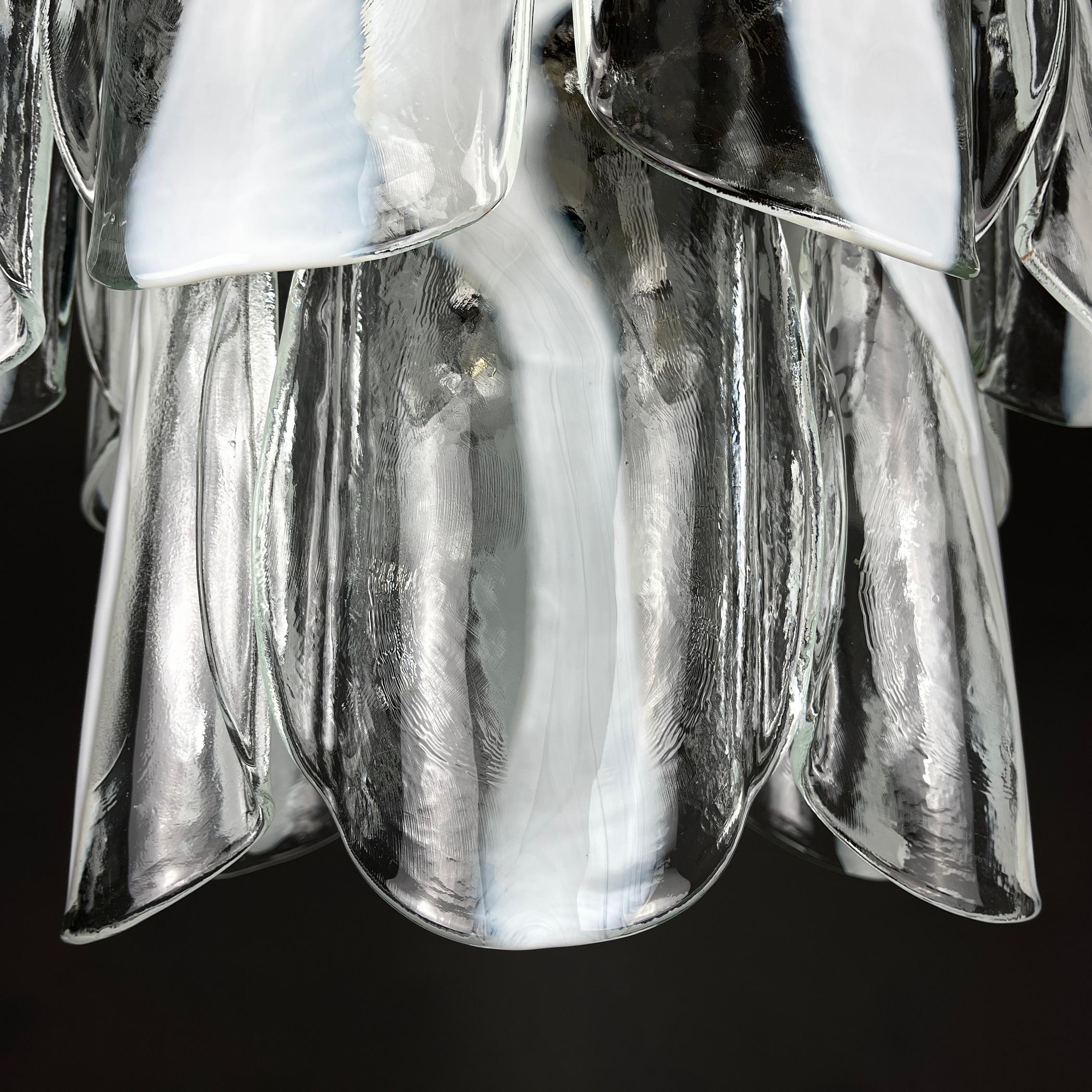 Murano chandelier by Mazzega Italy 1960s  8