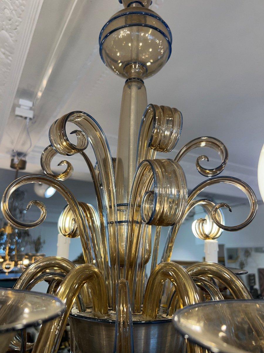 Murano Chandelier by Paolo Venini, 1950 For Sale 1