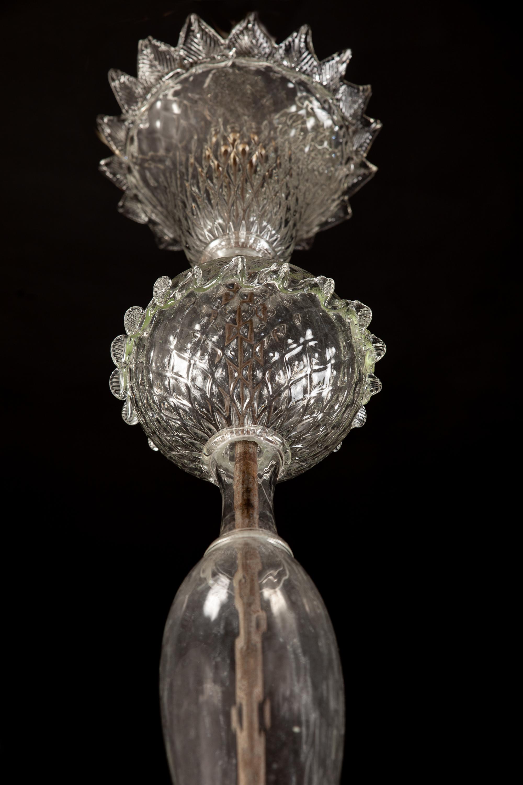 Murano Chandelier by Seguso Venice, 1970 For Sale 2