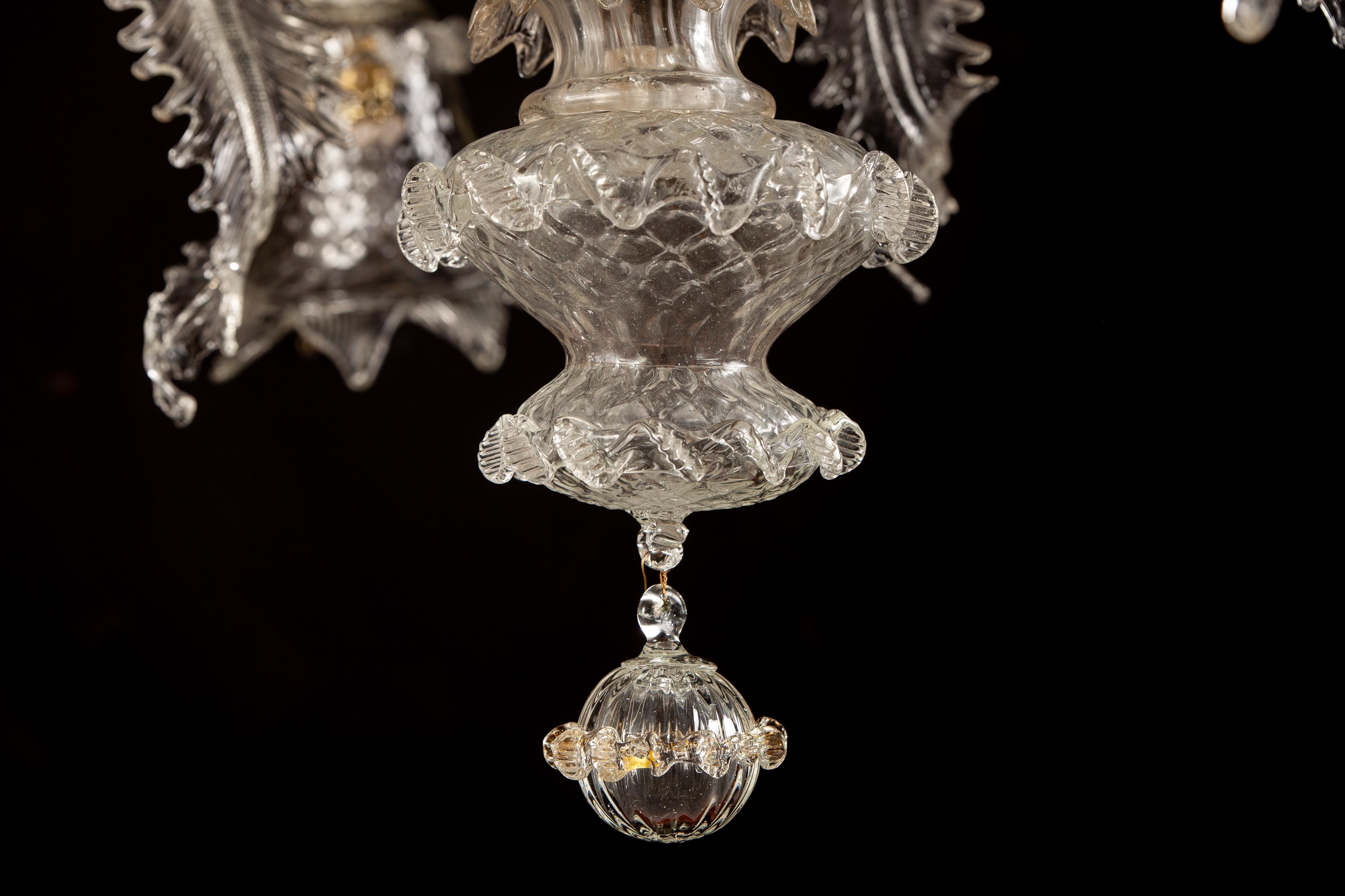 Lampadario di Murano di Seguso Venezia, 1970 in vendita 3