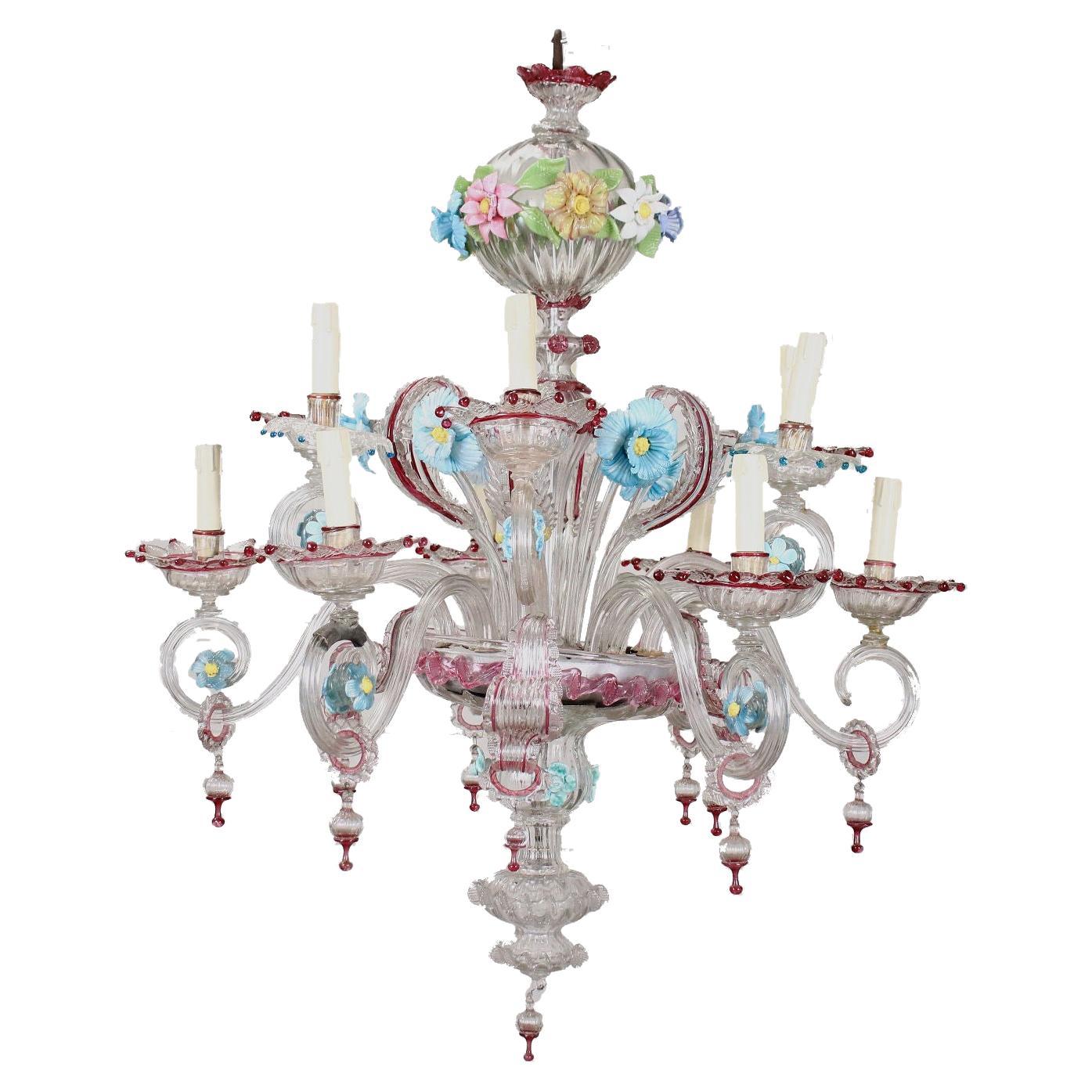 Murano Chandelier, Early 20th Century
