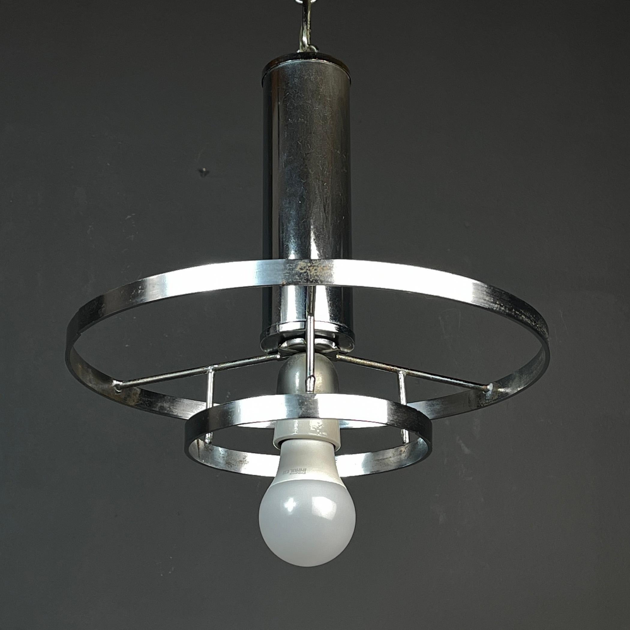 Murano Chandelier Giogali by Angelo Mangiarotti for Vistosi, Italy, 1970s For Sale 6