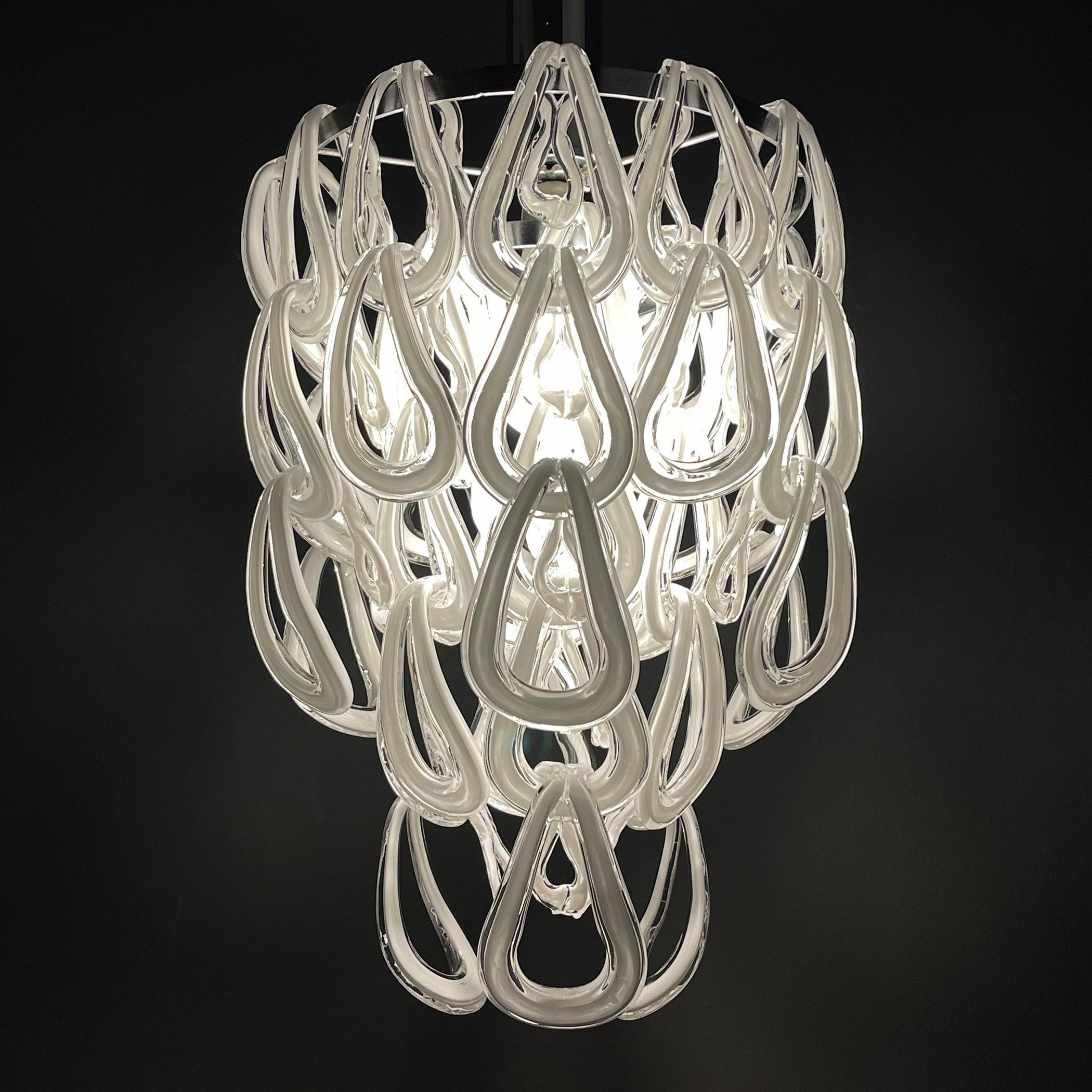 Amazing murano glass chandelier of the series 