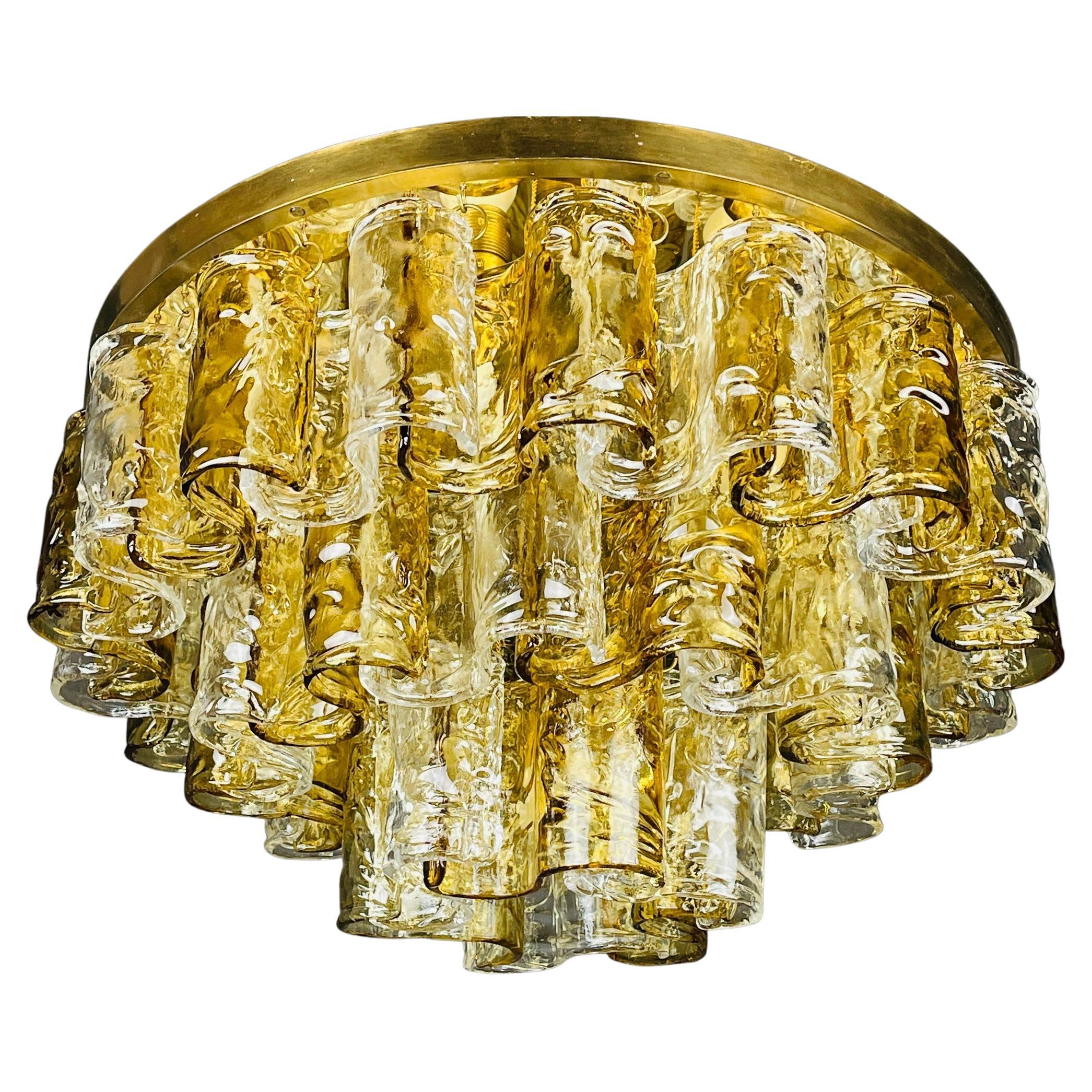 Murano chandelier by Mazzega Italy 1960s  For Sale