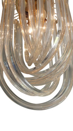 Murano Chandelier, Mid-Century Modern