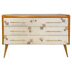 Murano chest of drawers  3 drawers  Circa 1960