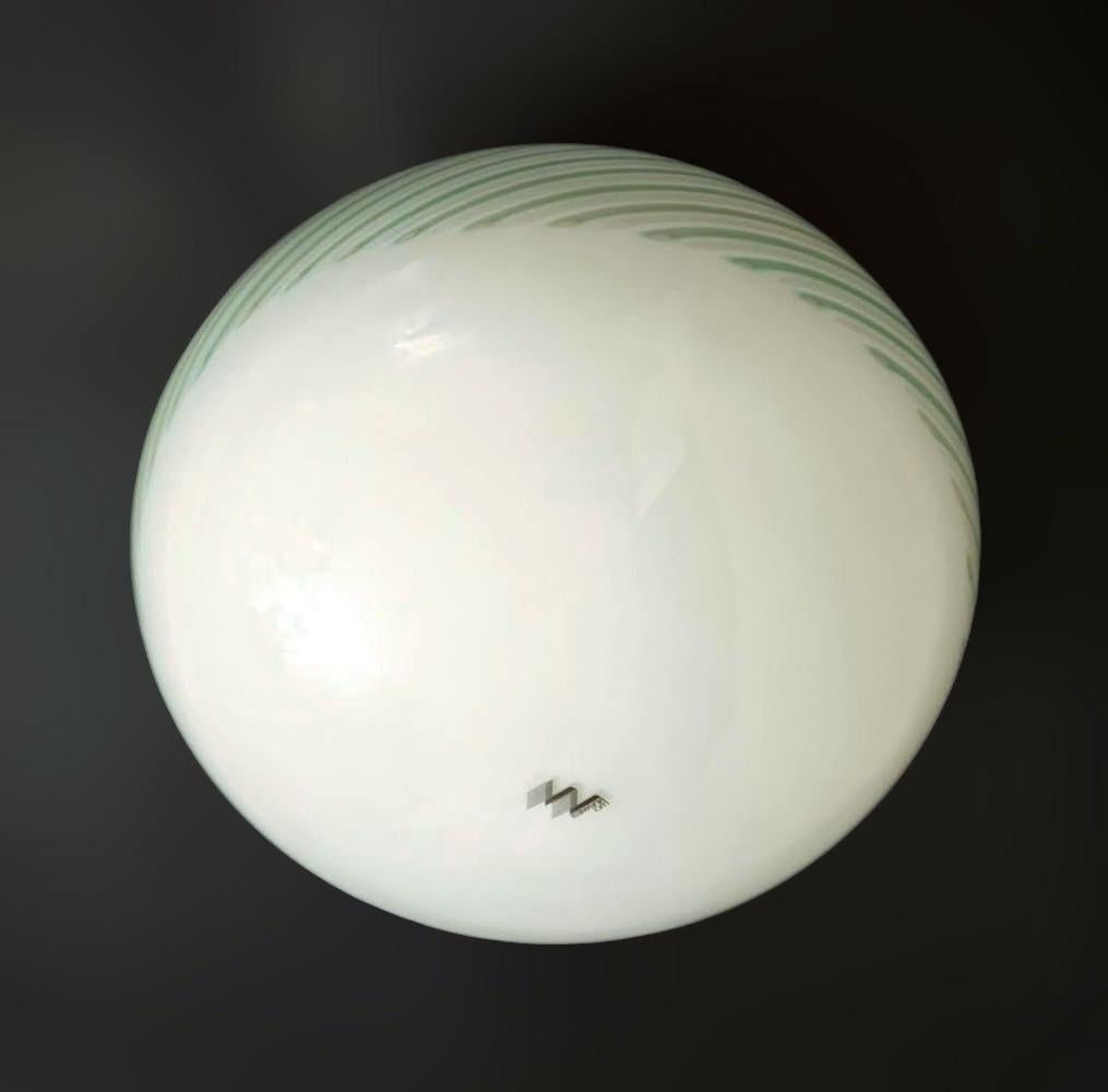 Italiano Murano Chiocciola Flush Mount di Luci Muranesi in vendita