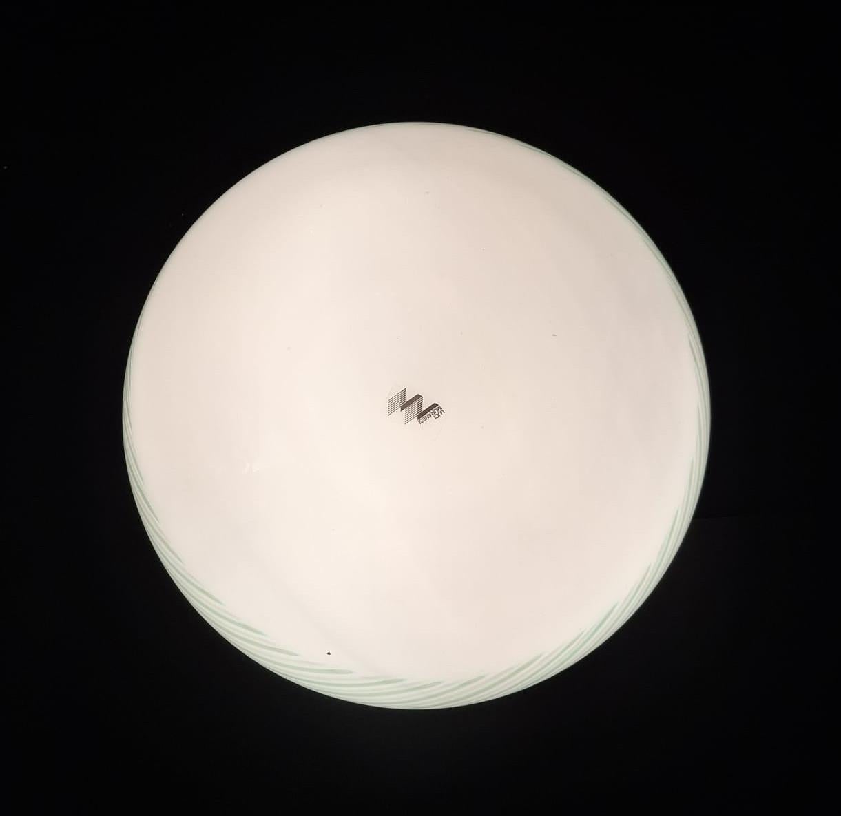 Murano Chiocciola Flush Mount di Luci Muranesi in vendita 2