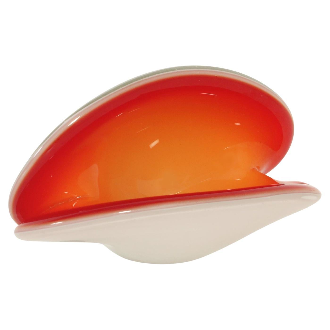 Murano Clam Shell Bowl with Double Position, Italy