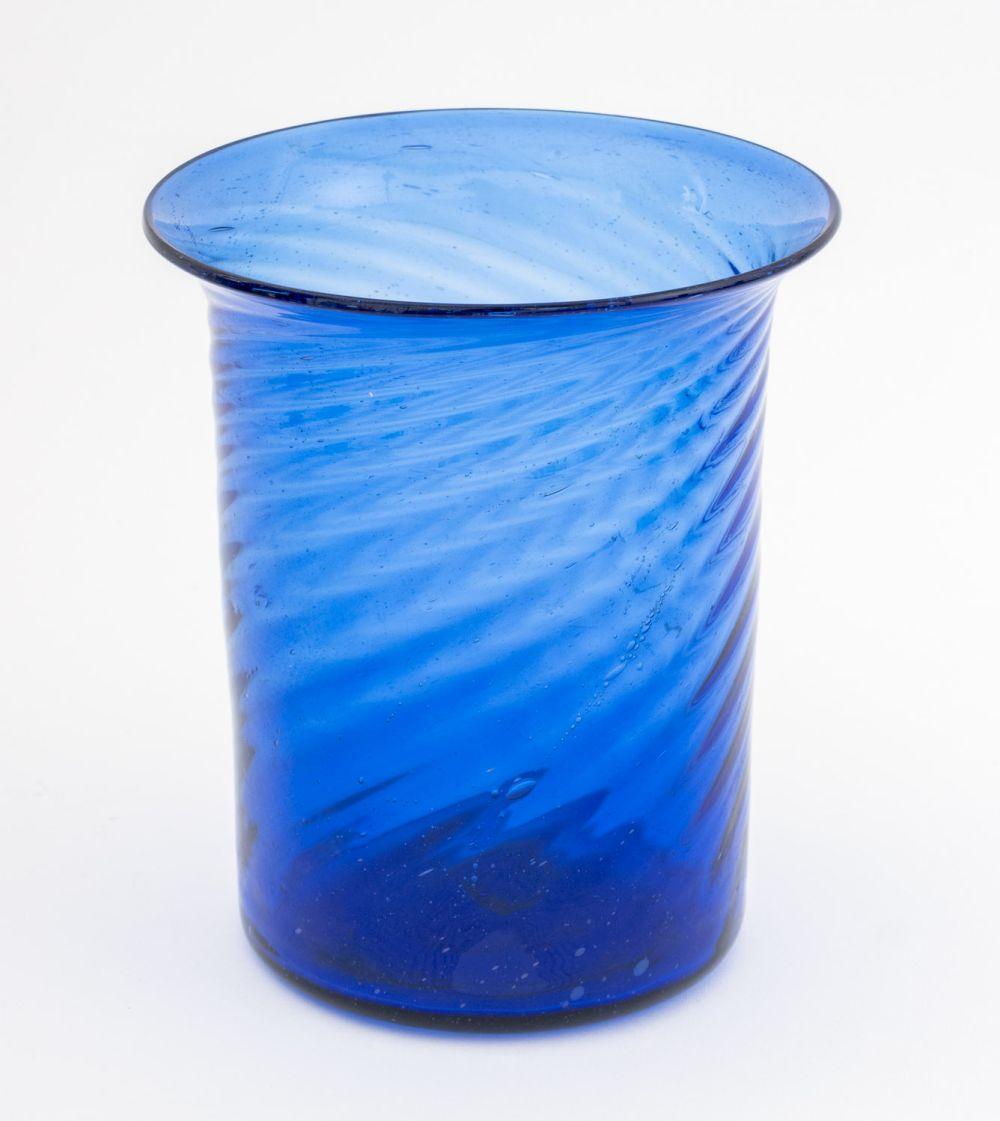 Murano Kobaltblaue Kunstglasartikel, 4 (Muranoglas) im Angebot