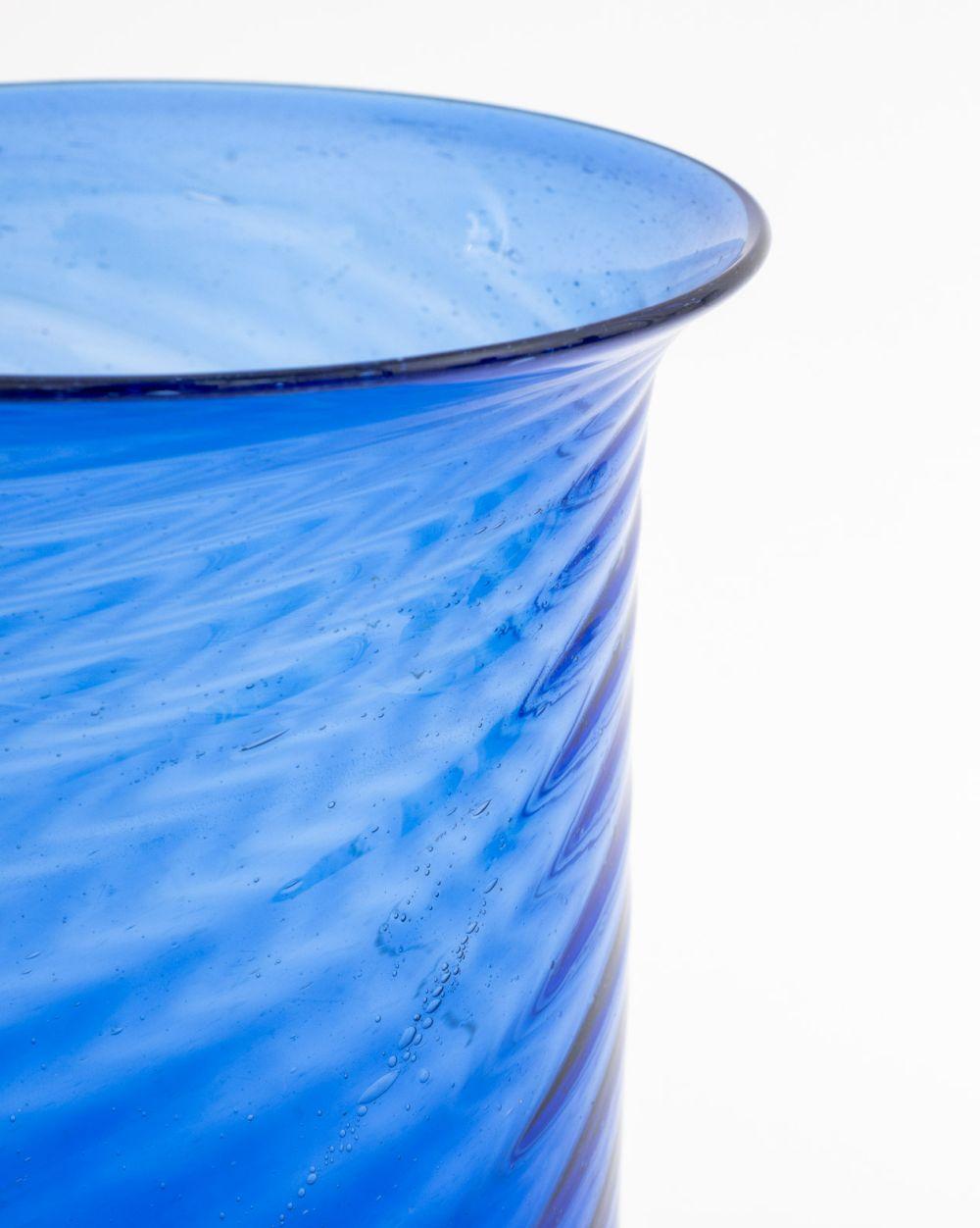 Murano Kobaltblaue Kunstglasartikel, 4 im Angebot 1